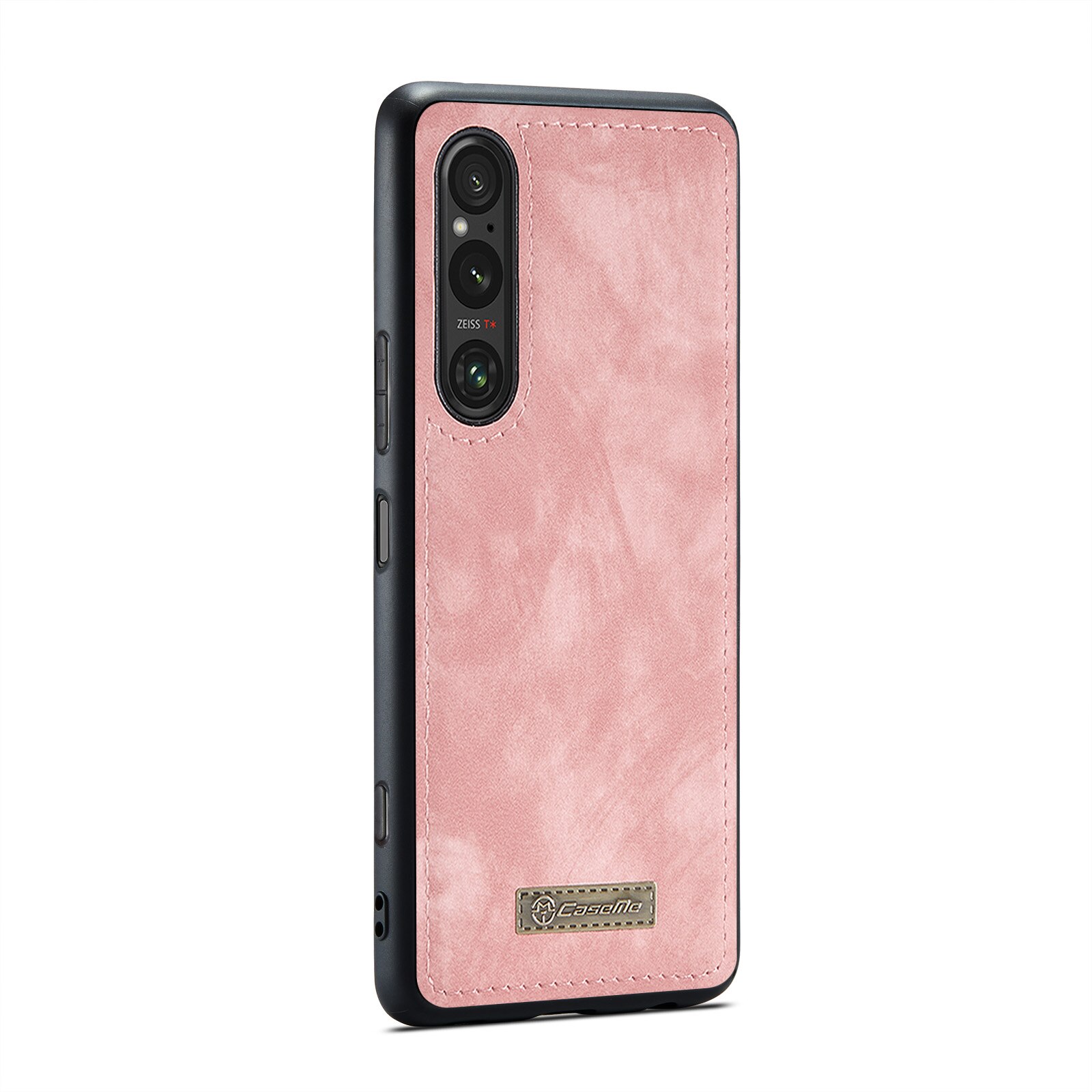 Sony Xperia 10 VI Romslig lommeboketui med mange kortlommer, Rosa