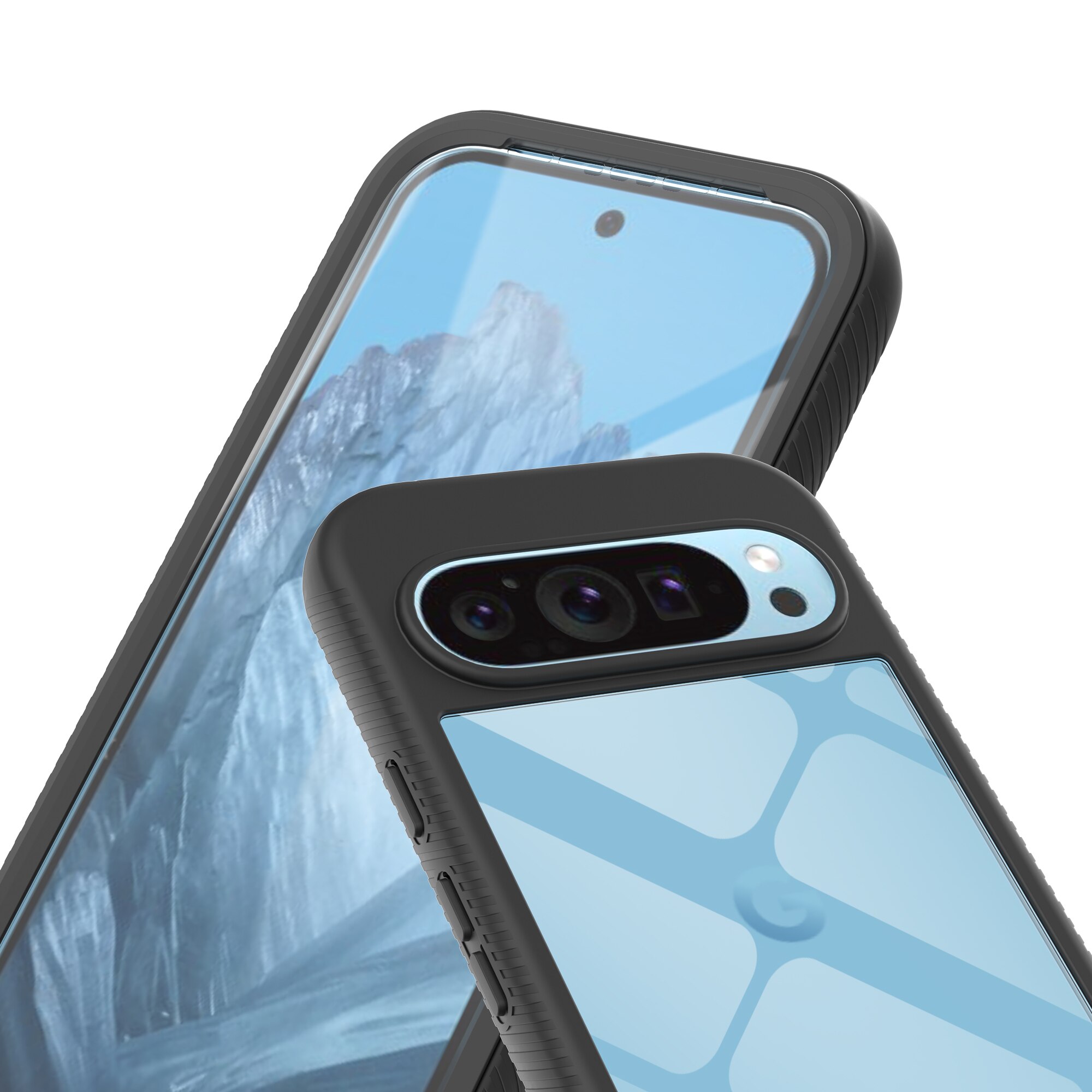 Google Pixel 9 Deksel Full Protection, Svart