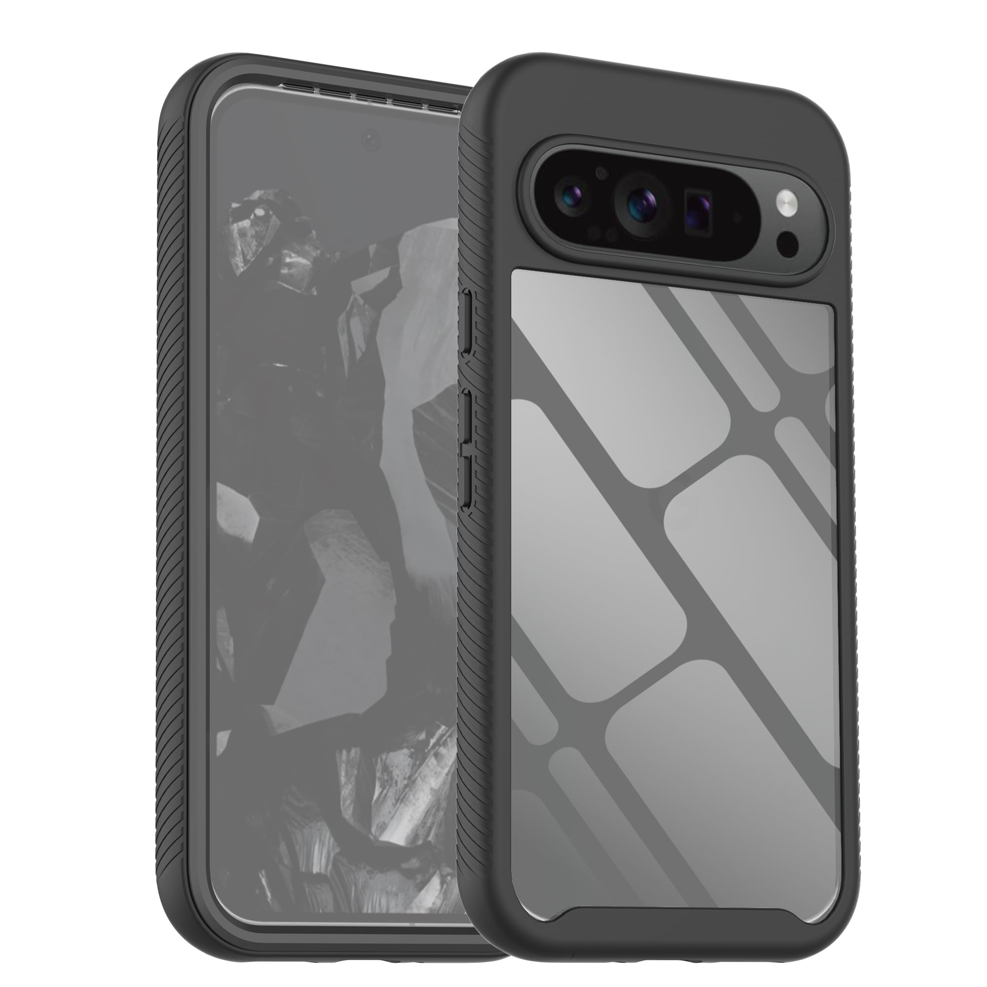 Google Pixel 9 Pro XL Deksel Full Protection, Svart