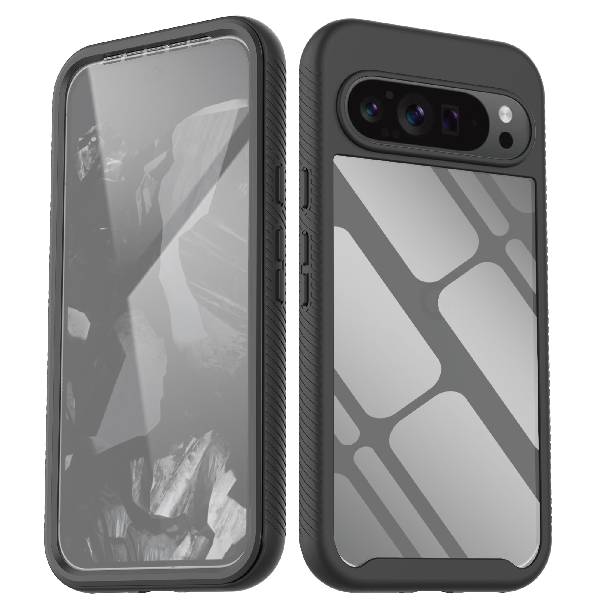 Google Pixel 9 Pro XL Deksel Full Protection, Svart