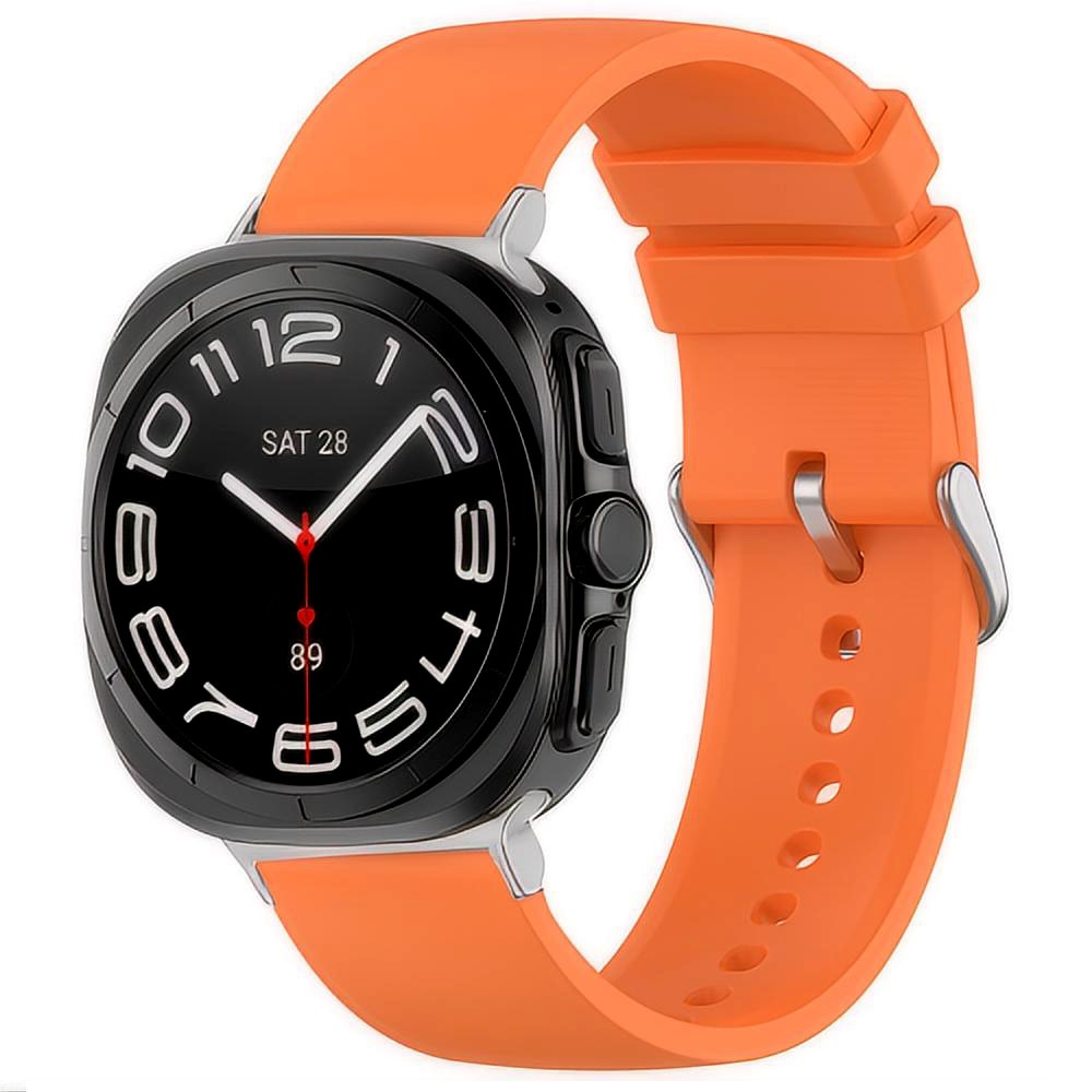 Samsung Galaxy Watch Ultra 47mm Reim i silikon, Oransje