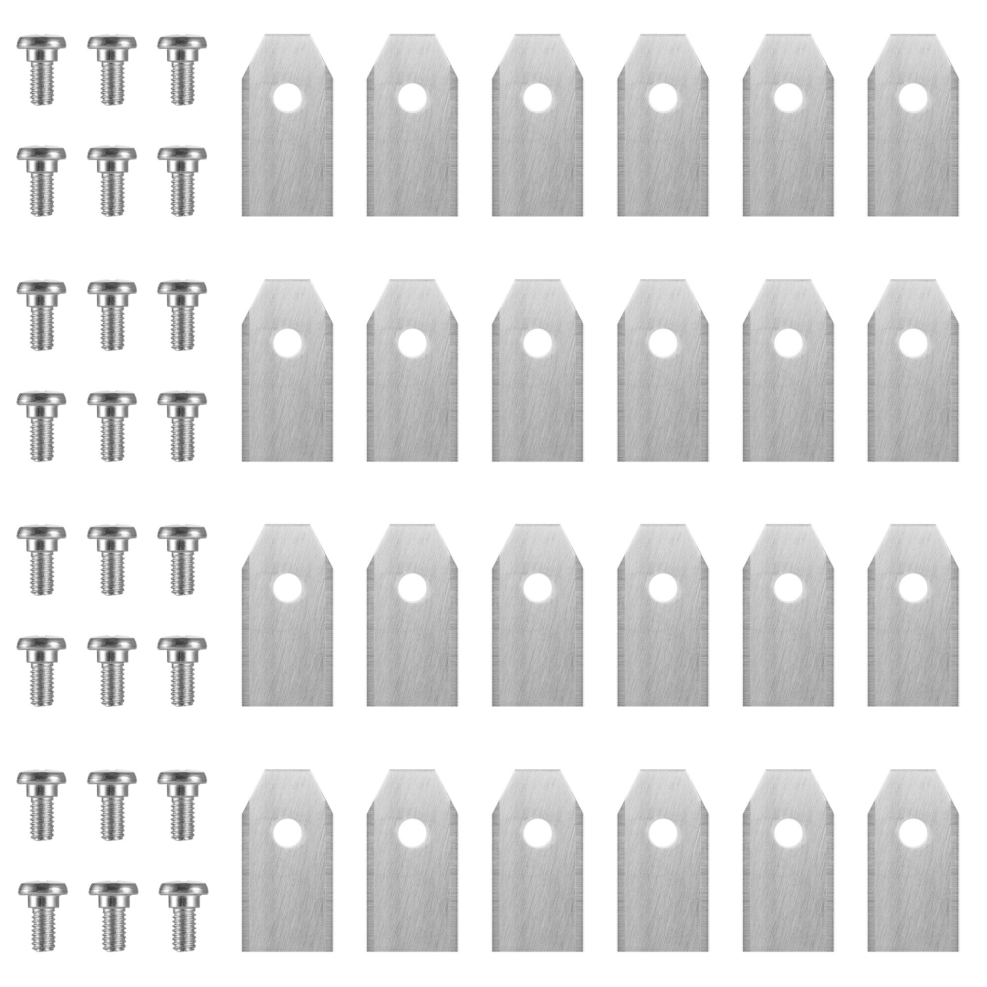 24-pakning robotgressklipperkniver for Husqvarna Automower 265 ACX