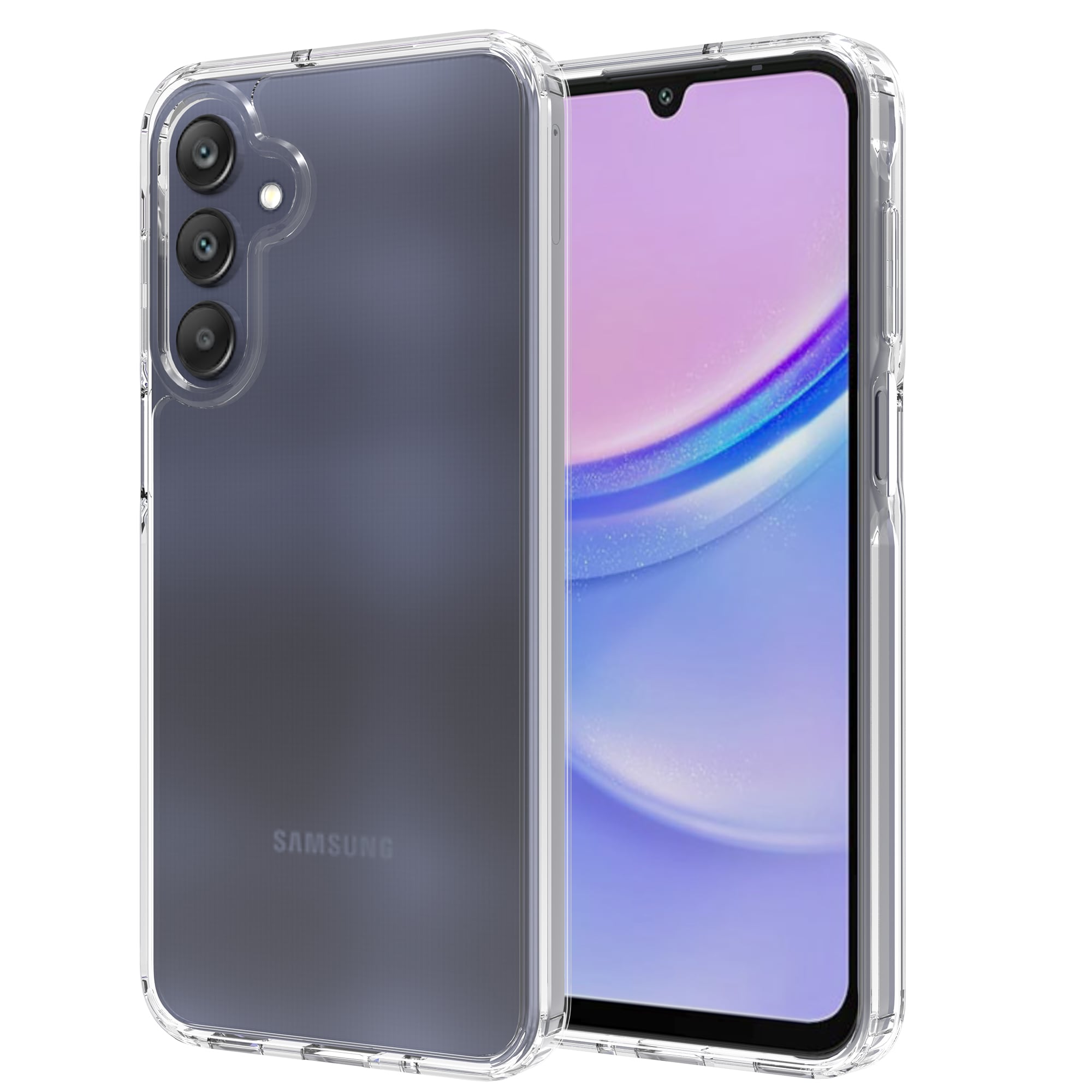 Samsung Galaxy A16 Crystal Hybrid-deksel, Gjennomsiktig