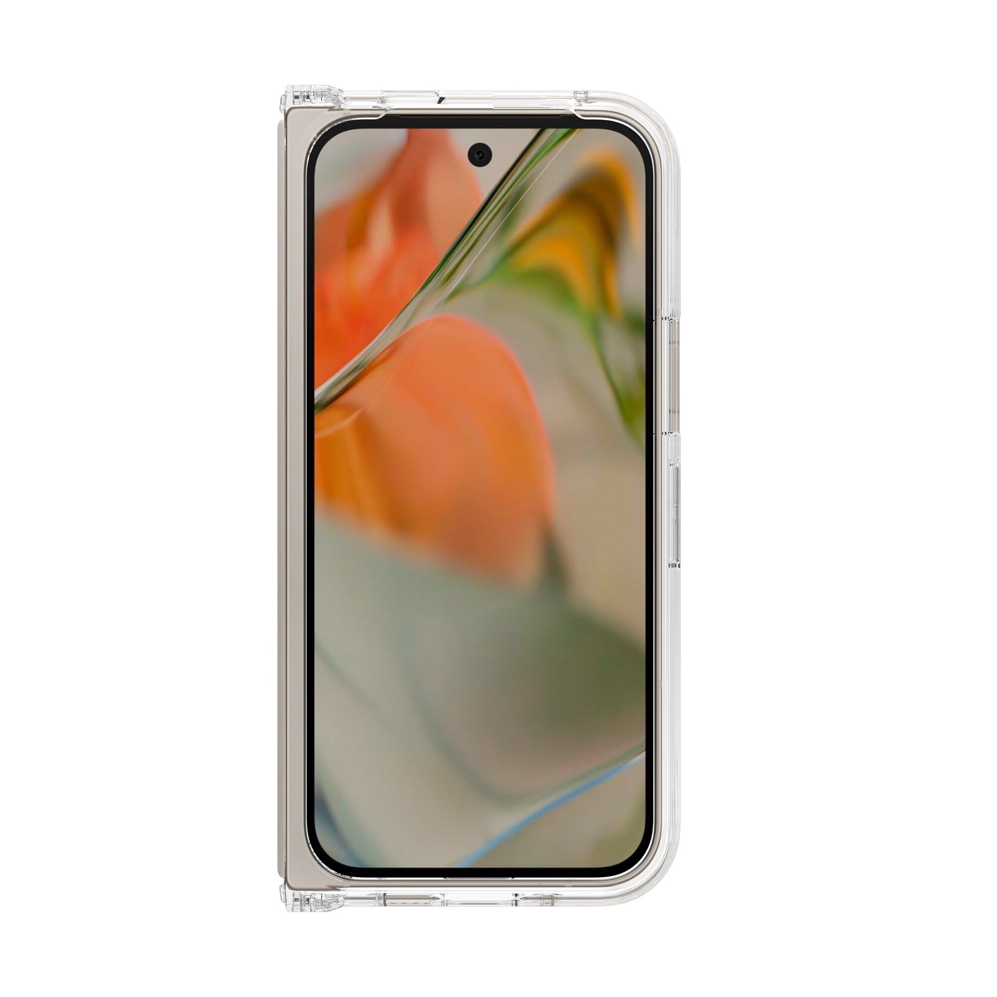 Google Pixel 9 Pro Fold Crystal Hybrid-deksel, Gjennomsiktig