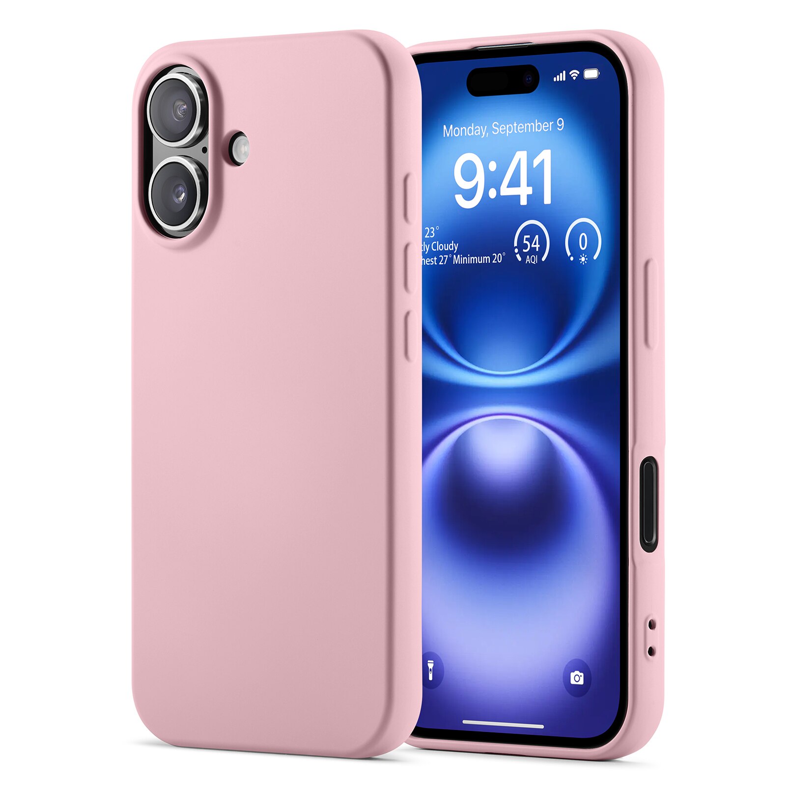 iPhone 16 Plus Deksel i TPU, Rosa