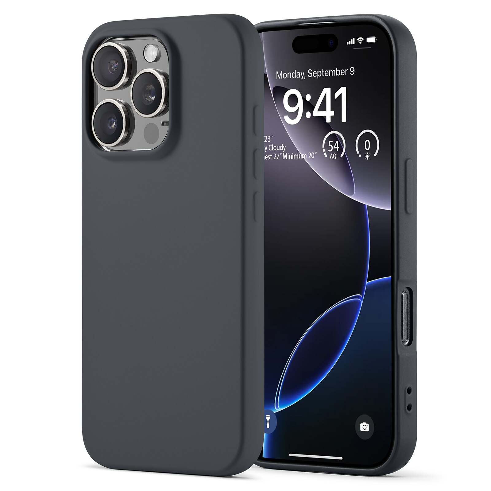 iPhone 16 Pro Max Deksel i TPU, Grå