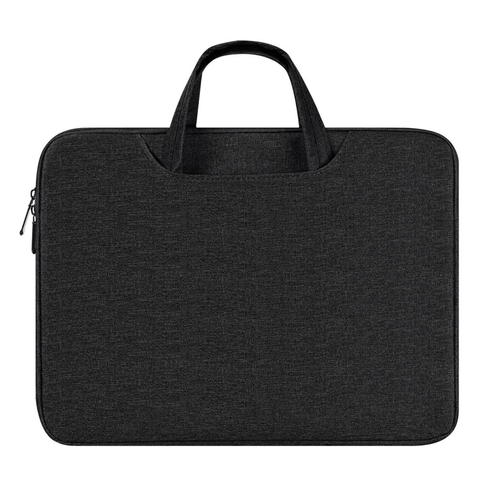 Støtsikkert laptop-etui med håndtak for 13,9" laptop, Svart