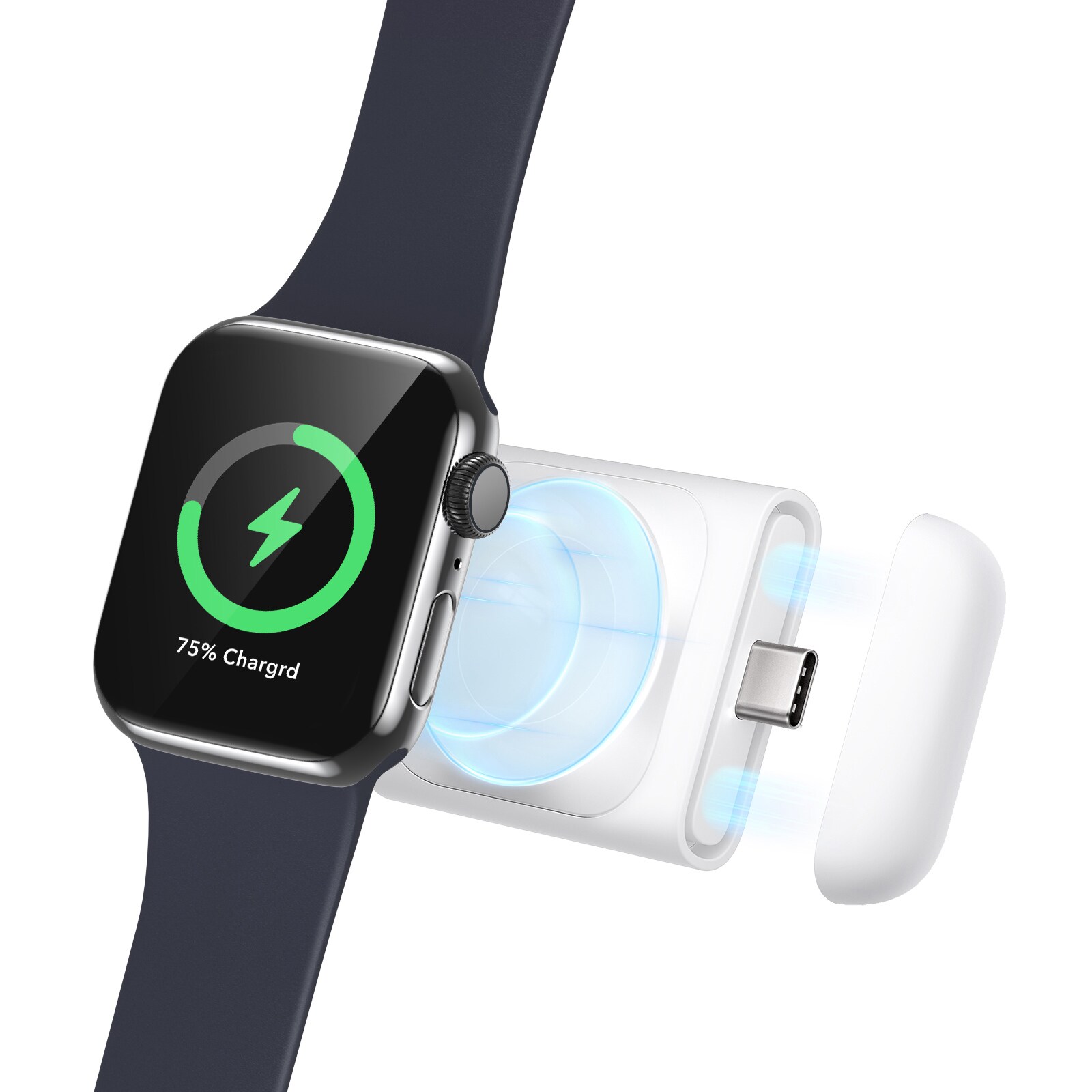 Apple Watch Bærbar lader, Hvit