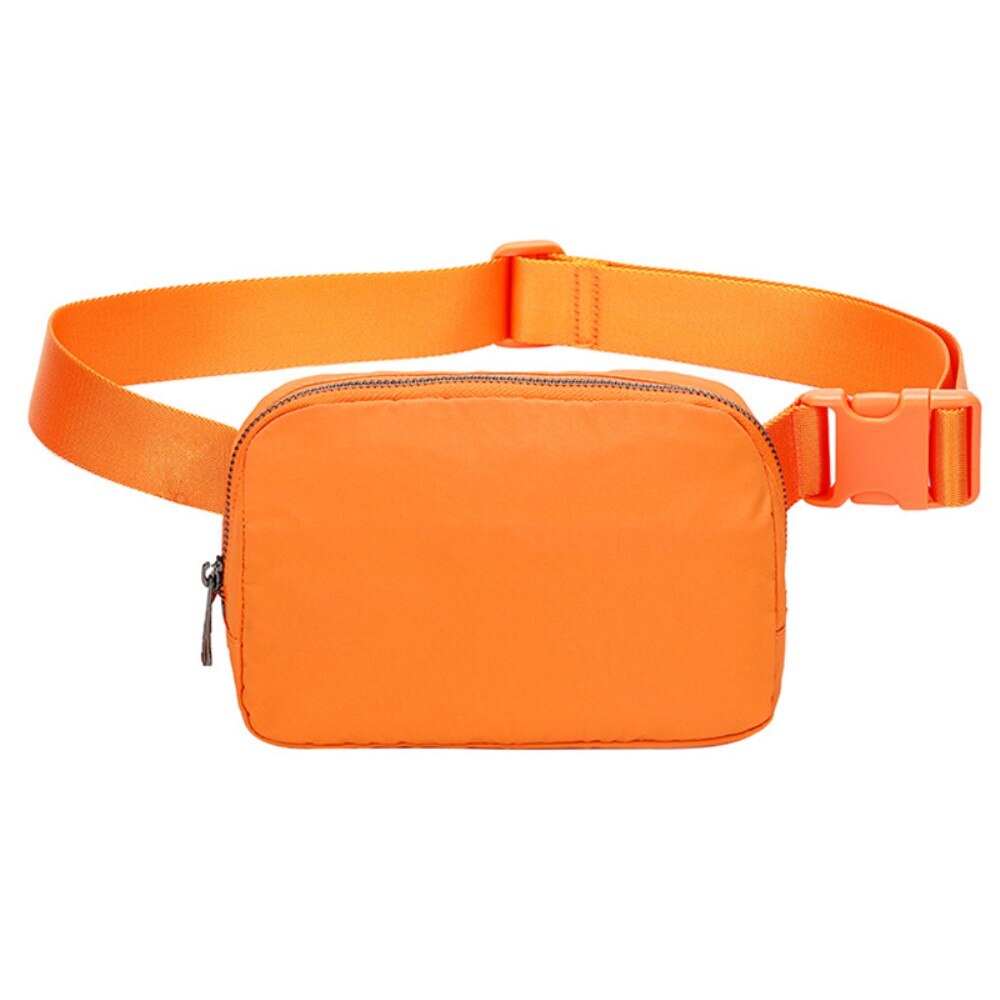 Crossbody-veske i nylon, Oransje