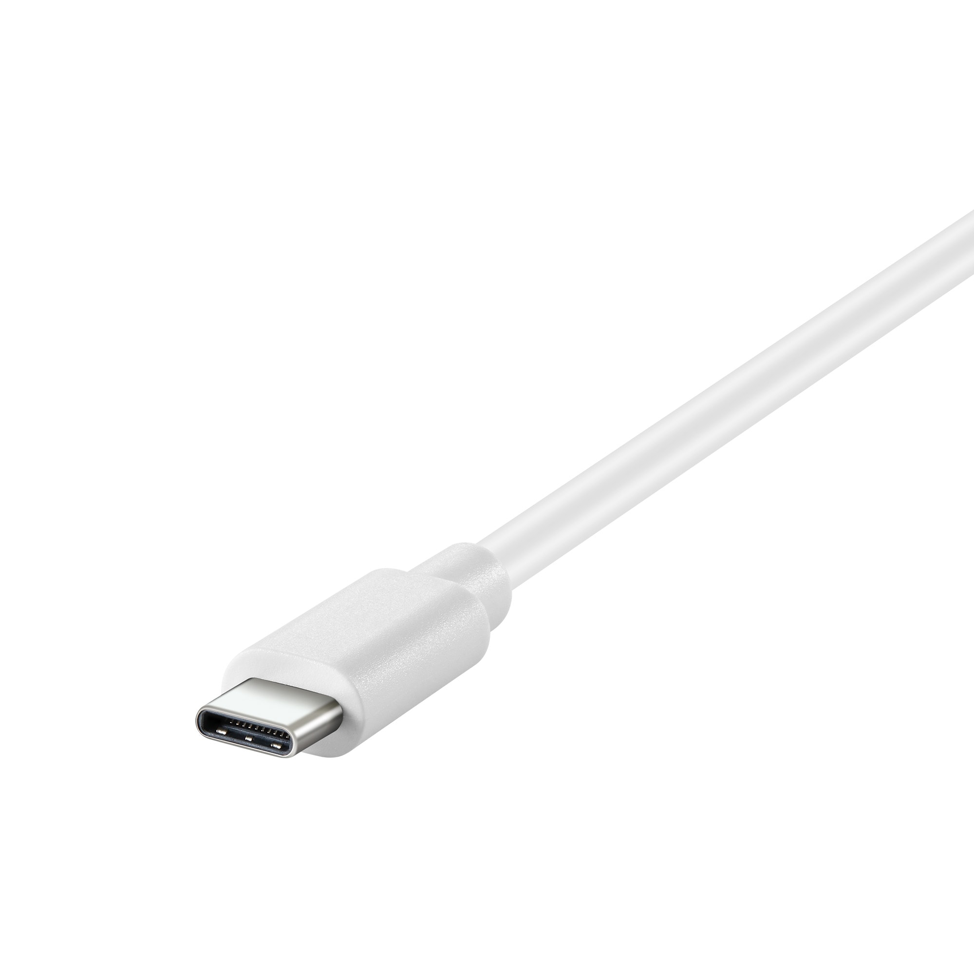 Motorola Moto G05 Ladekabel USB-C til USB-C 2m, Hvit