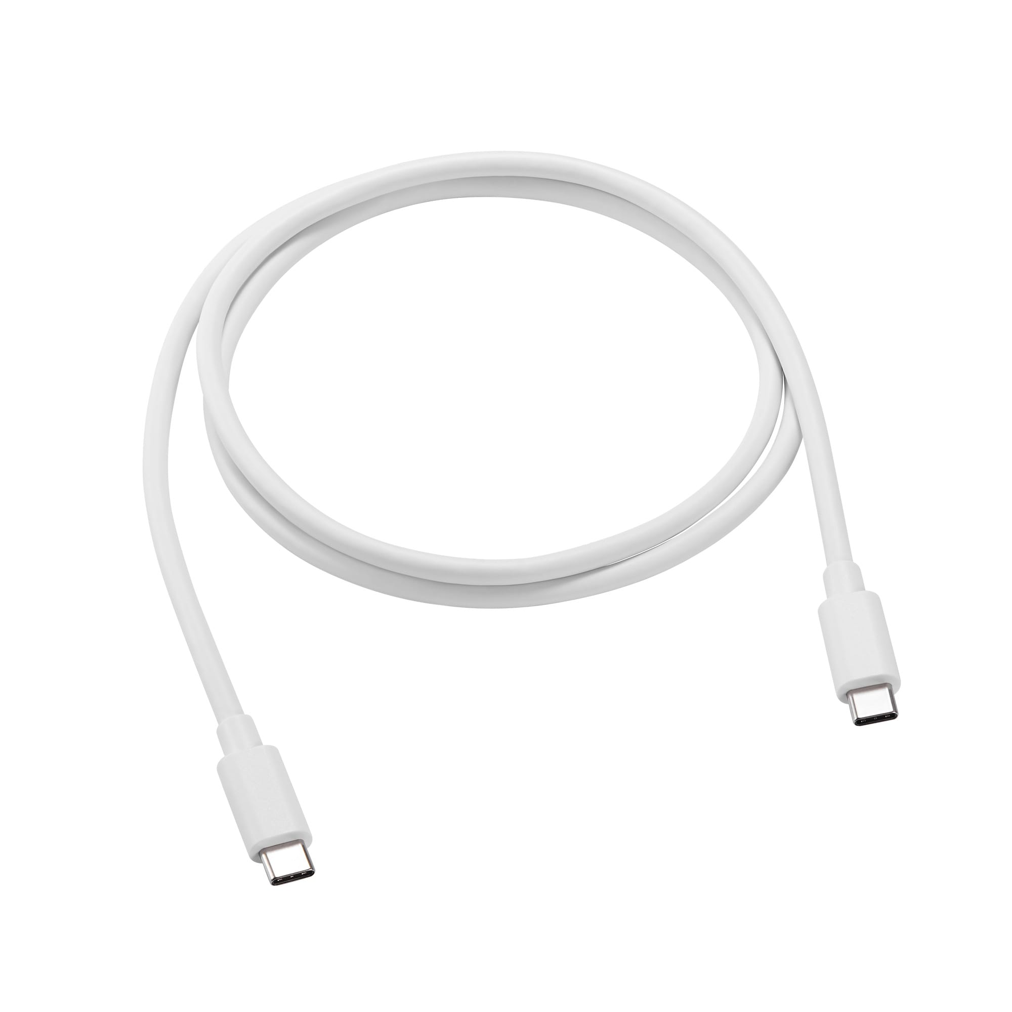 Ladekabel USB-C til USB-C 1m, Hvit