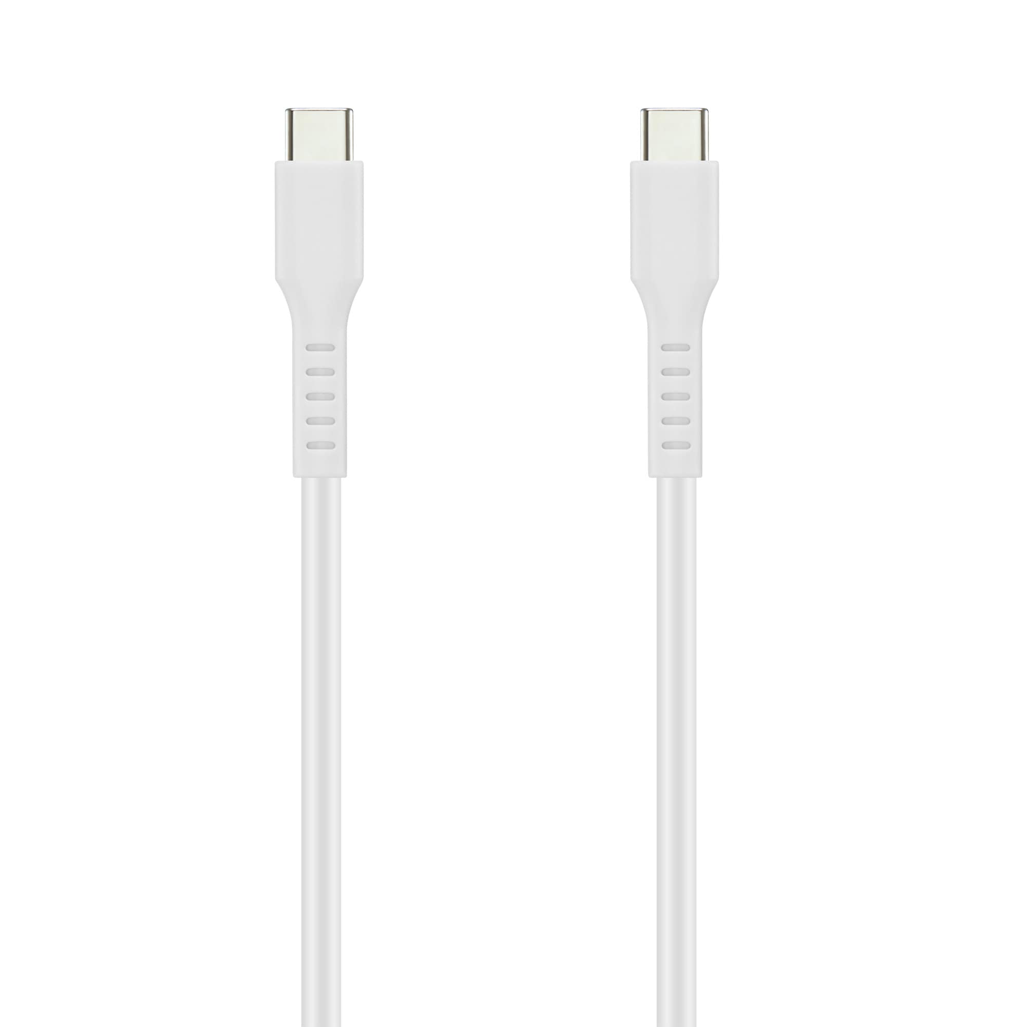 Ladekabel 240W USB-C til USB-C 2m, Hvit