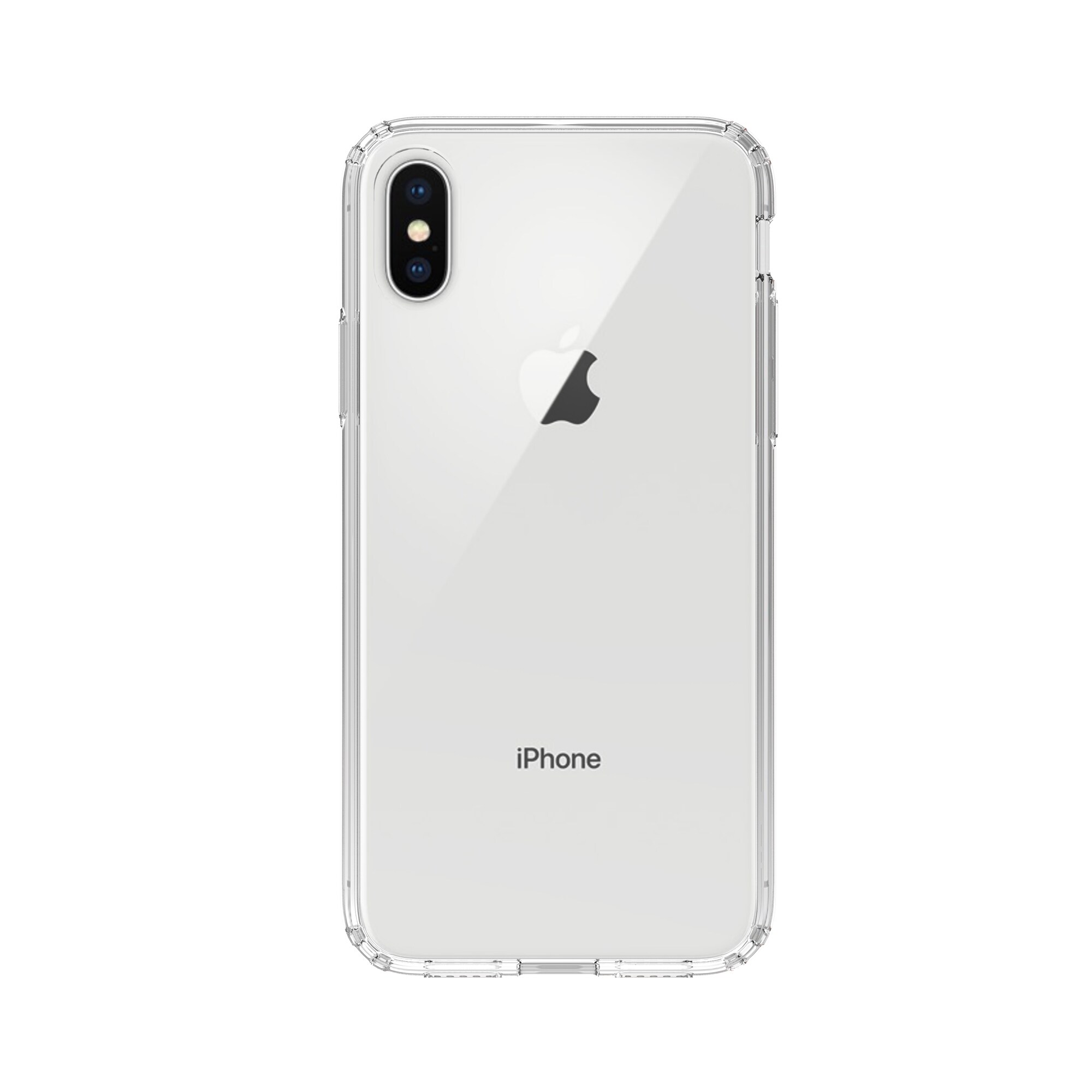 iPhone X/XS Crystal Hybrid-deksel, Gjennomsiktig