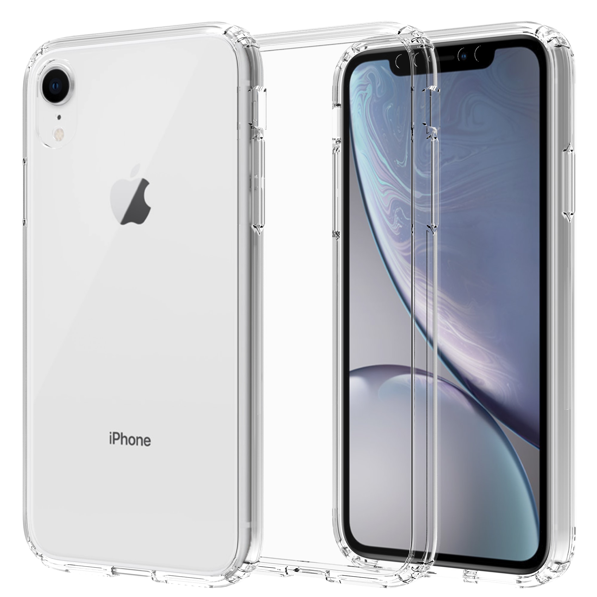 iPhone Xr Crystal Hybrid-deksel, Gjennomsiktig