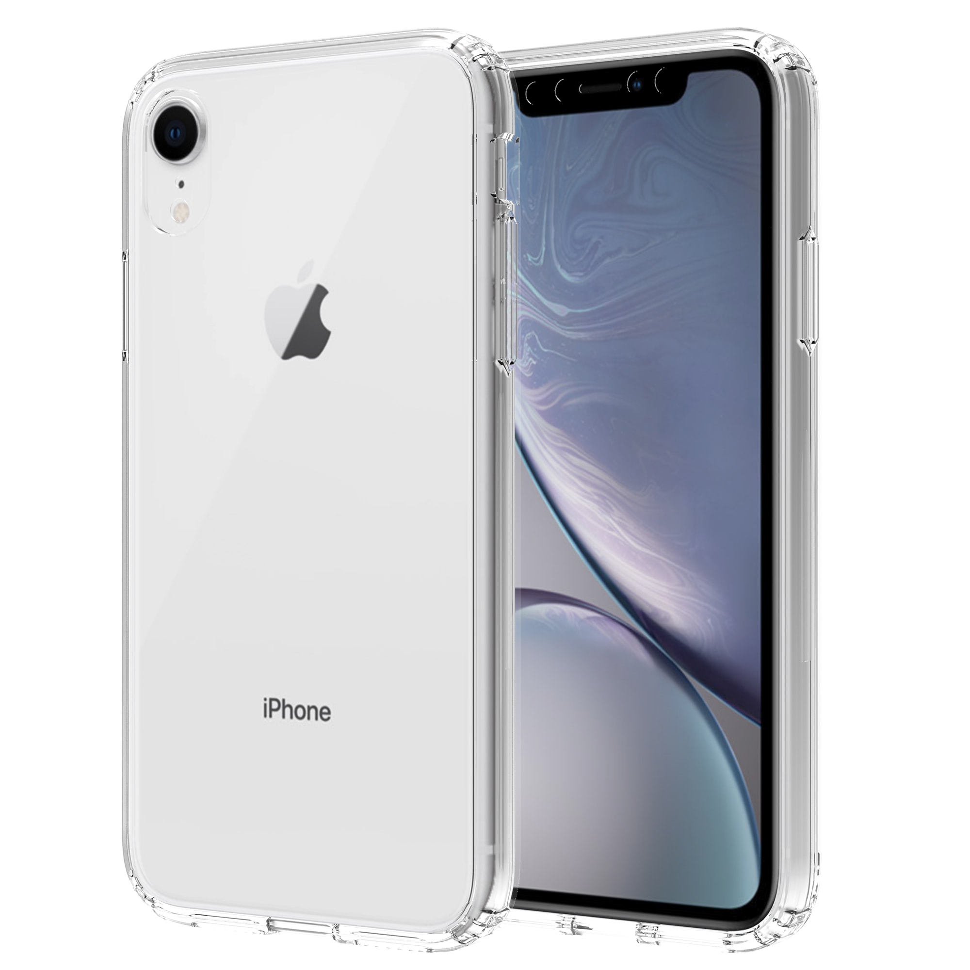 iPhone Xr Crystal Hybrid-deksel, Gjennomsiktig