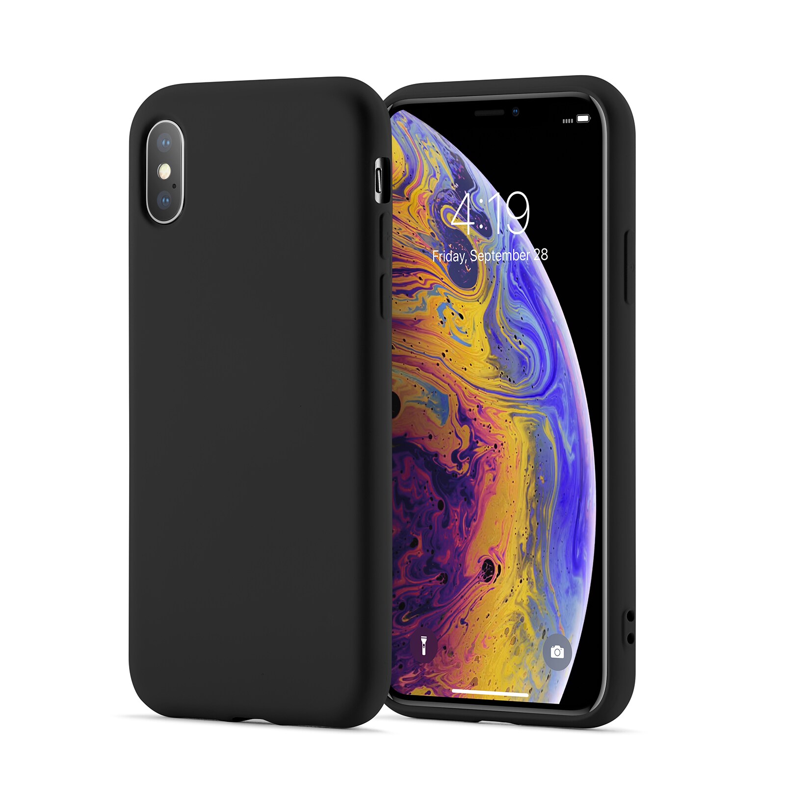 iPhone X/XS Deksel i TPU, Svart