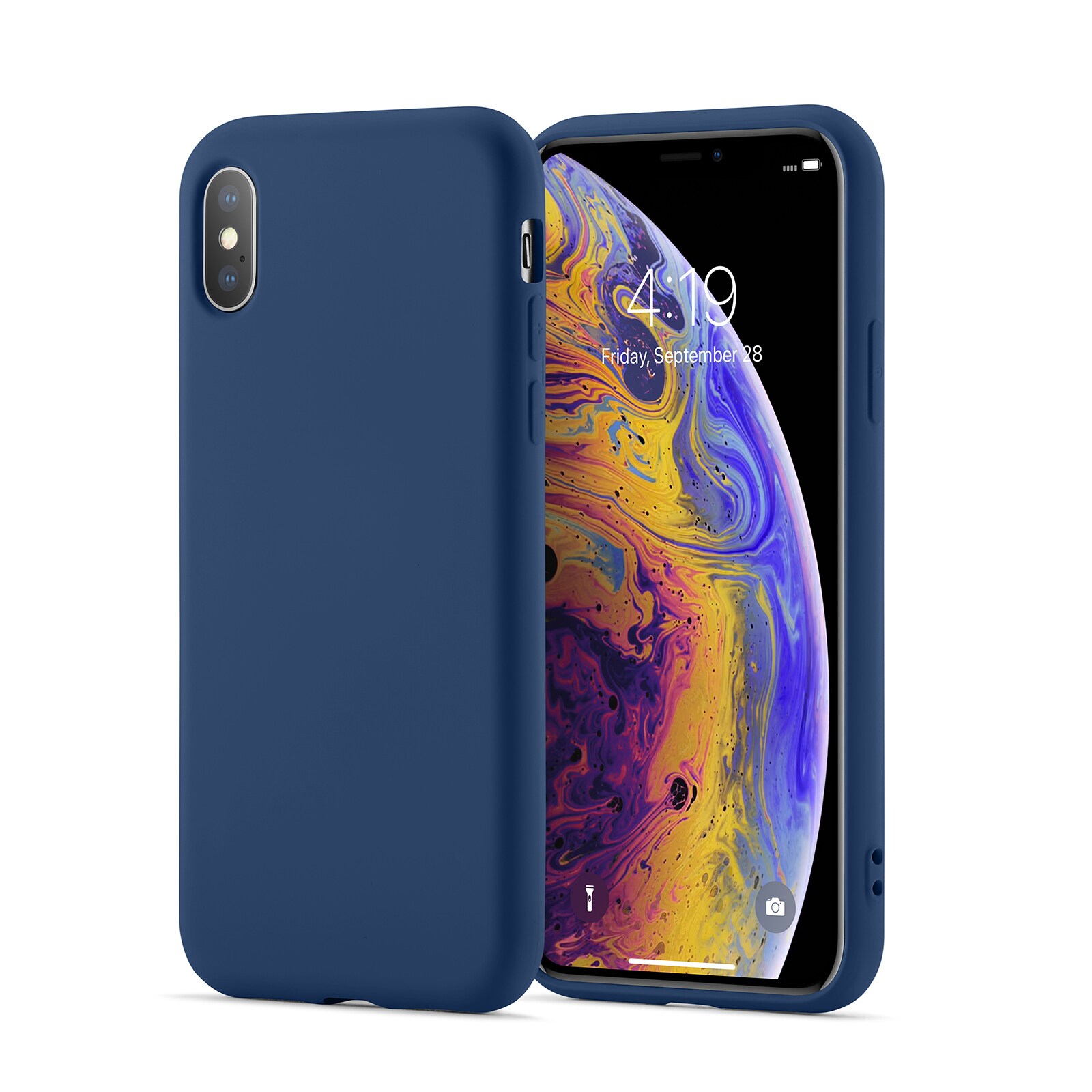 iPhone X/XS Deksel i TPU, Blå