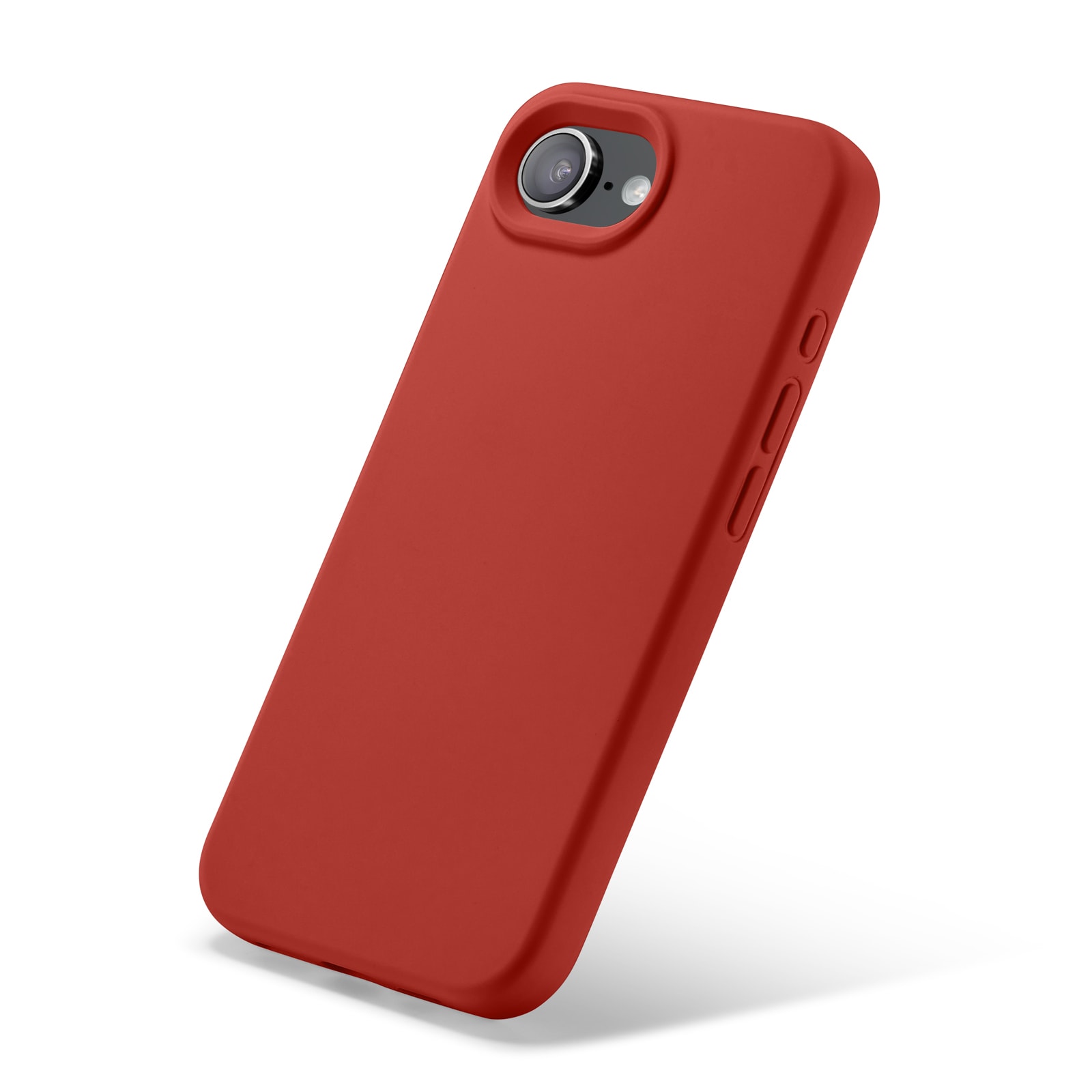 iPhone 16e Magnetisk silikon-deksel , Lava Red