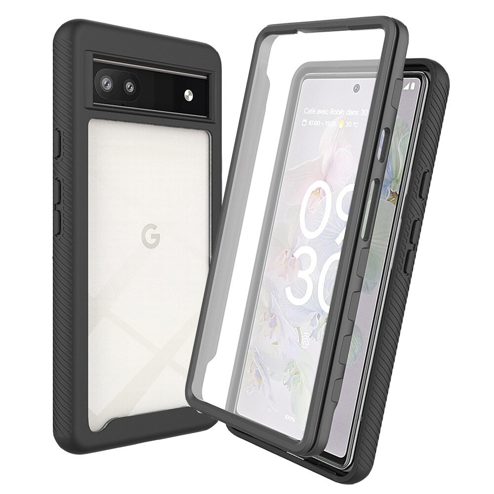 Google Pixel 7a Deksel Full Protection, Svart