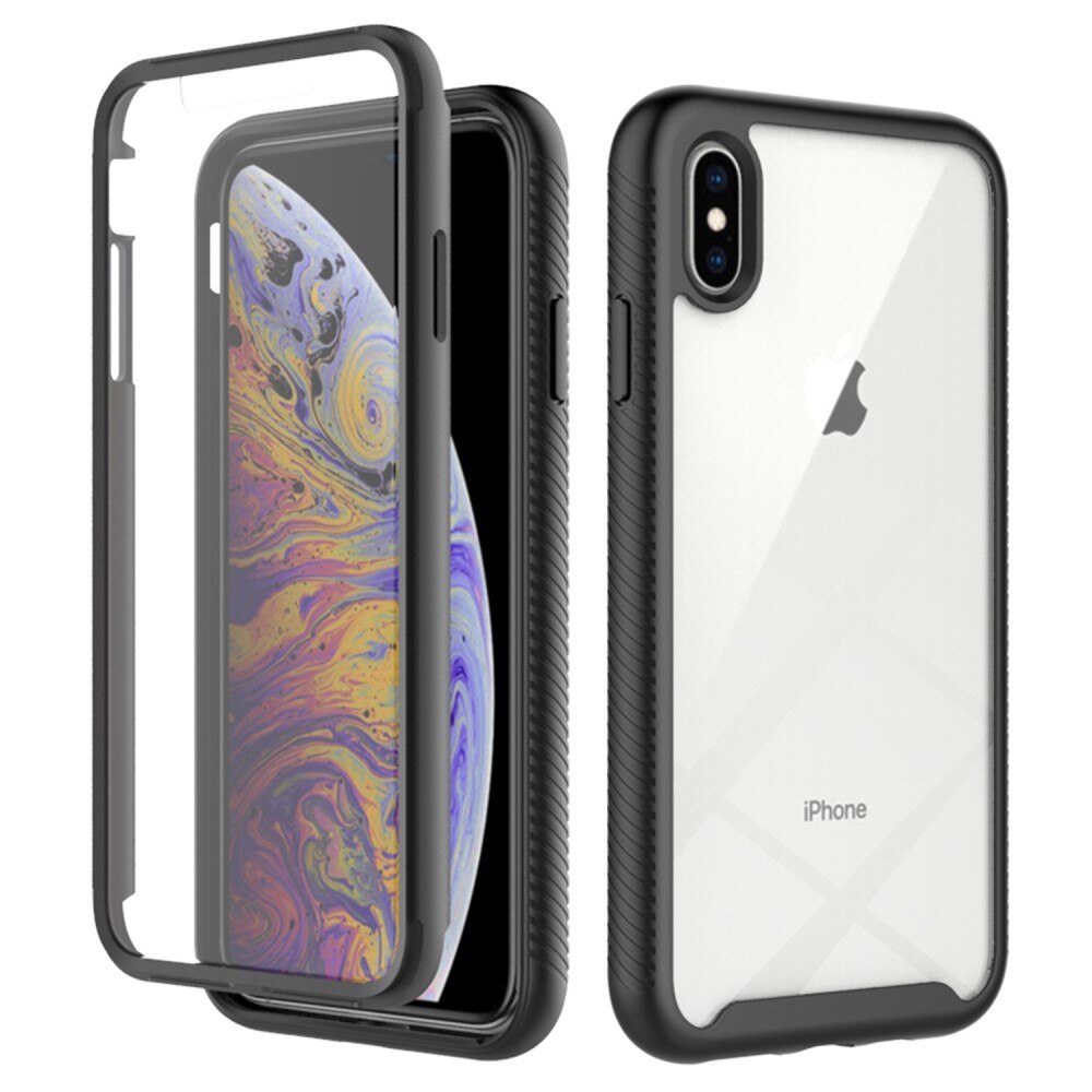 iPhone Xs Max Deksel Full Protection, Svart