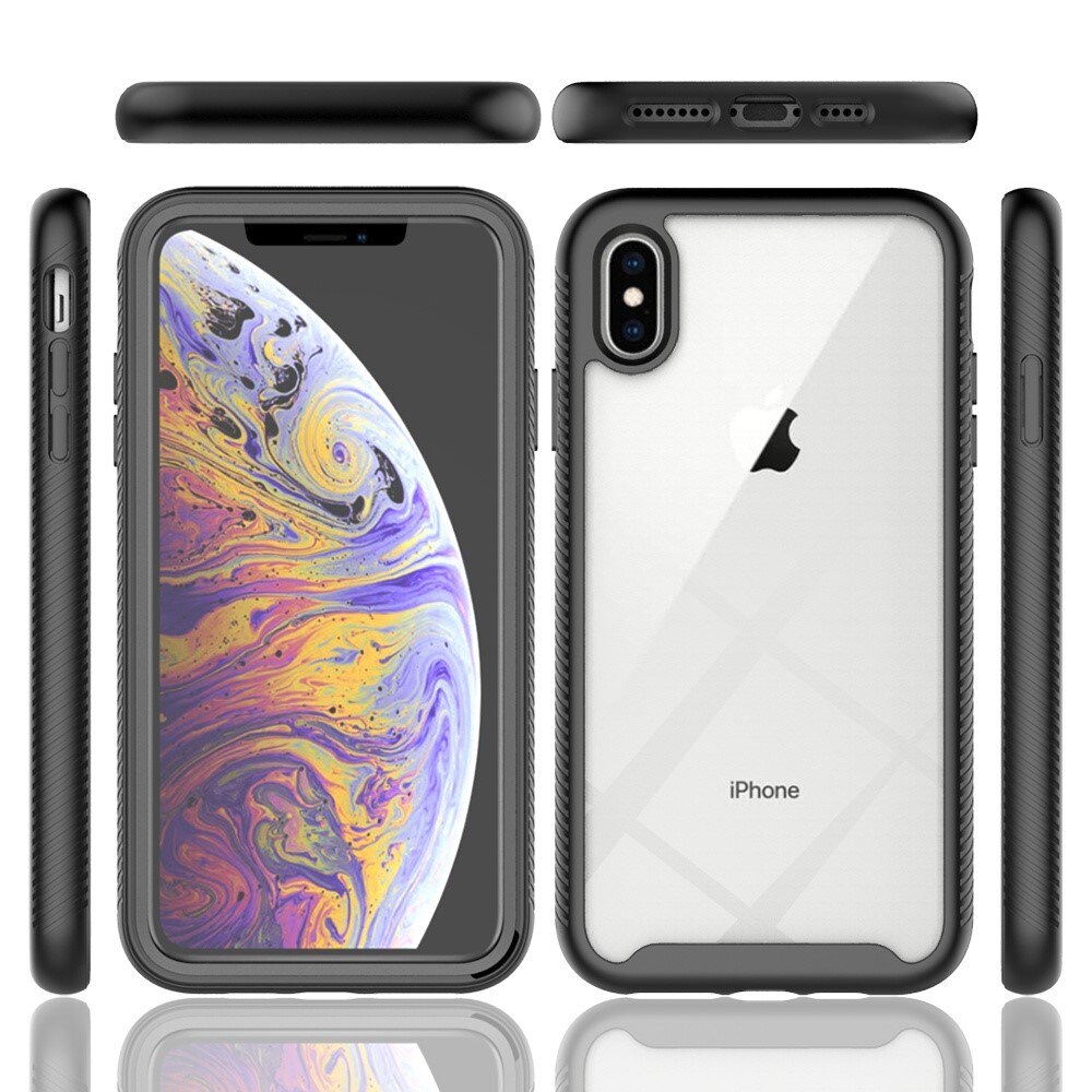 iPhone Xs Max Deksel Full Protection, Svart