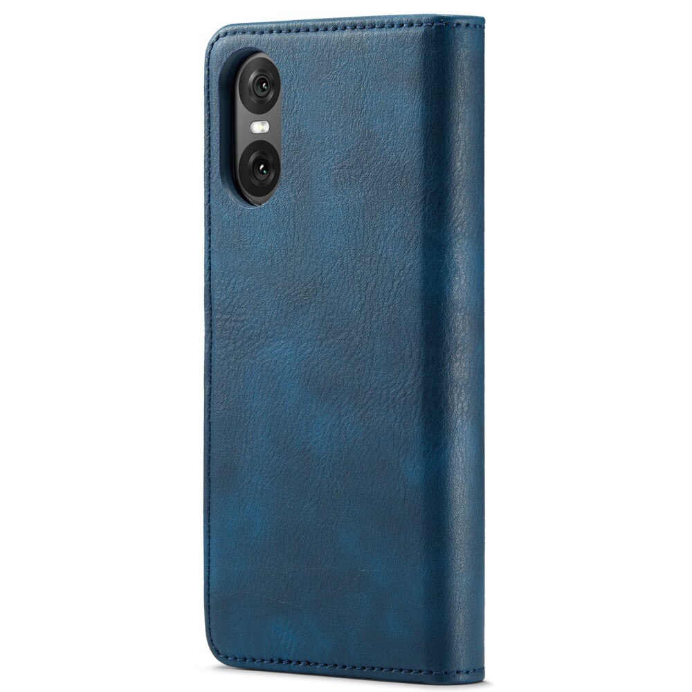 Sony Xperia 10 VI Lommeboketui med avtakbart deksel, Blue