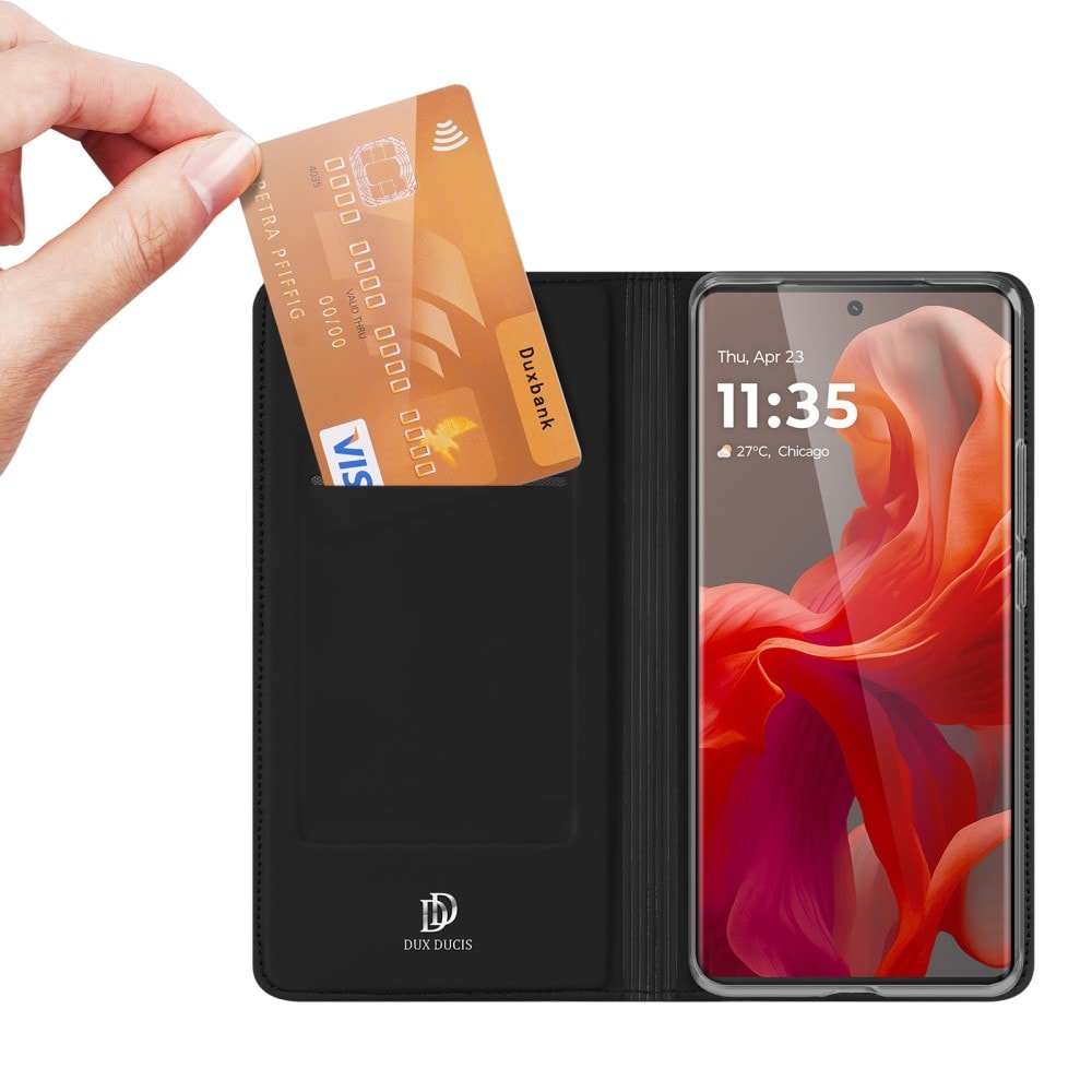 Motorola Moto G85 Slankt mobiletui, Svart