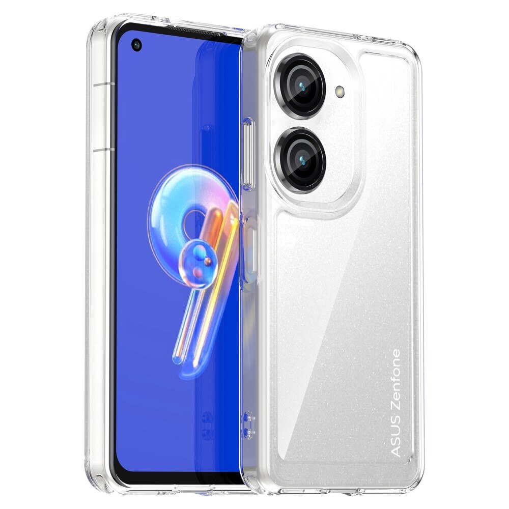 Asus ZenFone 9 Crystal Hybrid-deksel, Gjennomsiktig