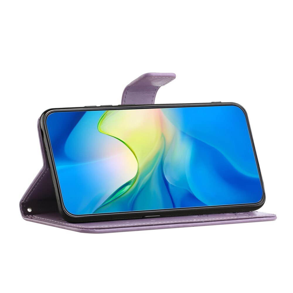 Samsung Galaxy A16 Mobiletui med sommerfugler, Lilla