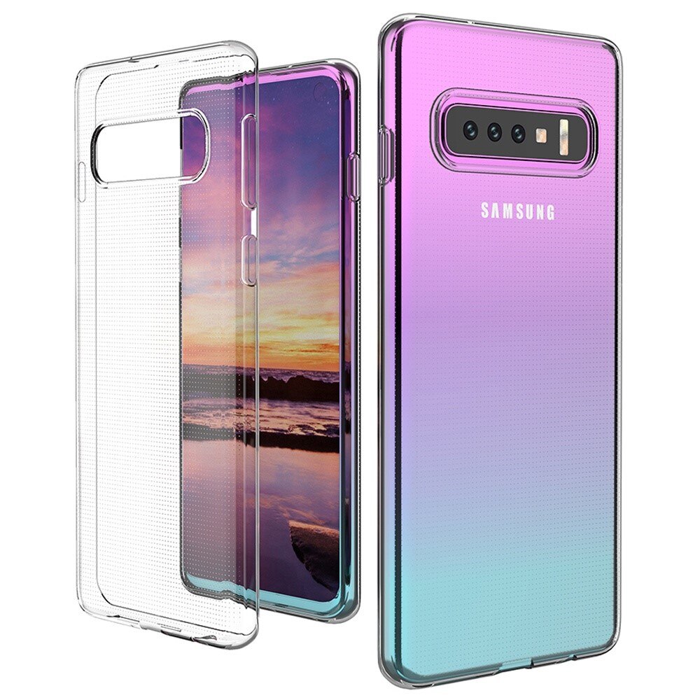 Samsung Galaxy S10 Plus Tynt TPU-deksel, Gjennomsiktig