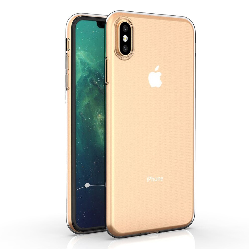 iPhone X/XS Tynt TPU-deksel, Gjennomsiktig