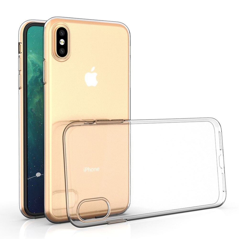 iPhone X/XS Tynt TPU-deksel, Gjennomsiktig