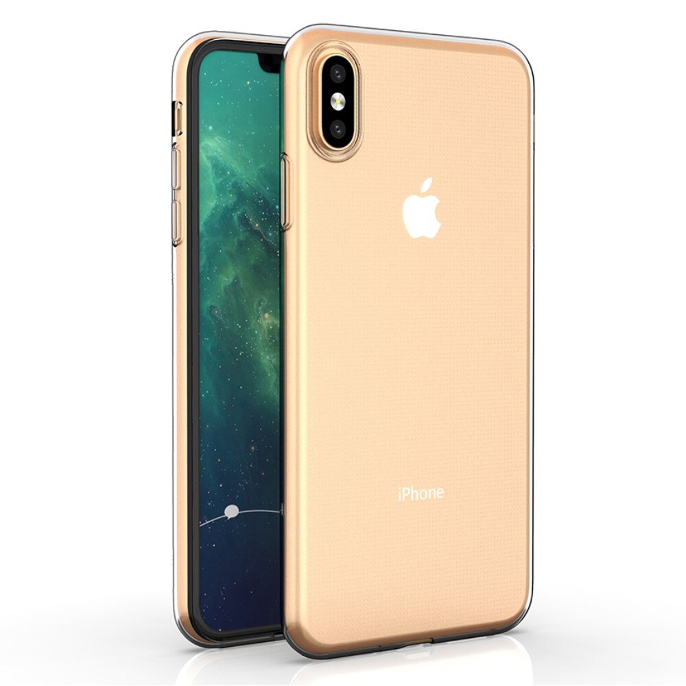 iPhone Xs Max Tynt TPU-deksel, Gjennomsiktig