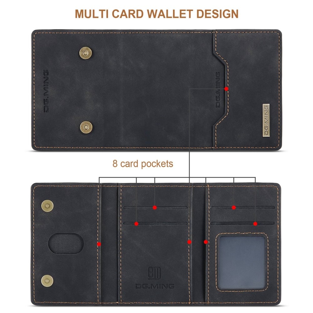 Samsung Galaxy S23 Plus Deksel med avtakbar lommebok, Svart