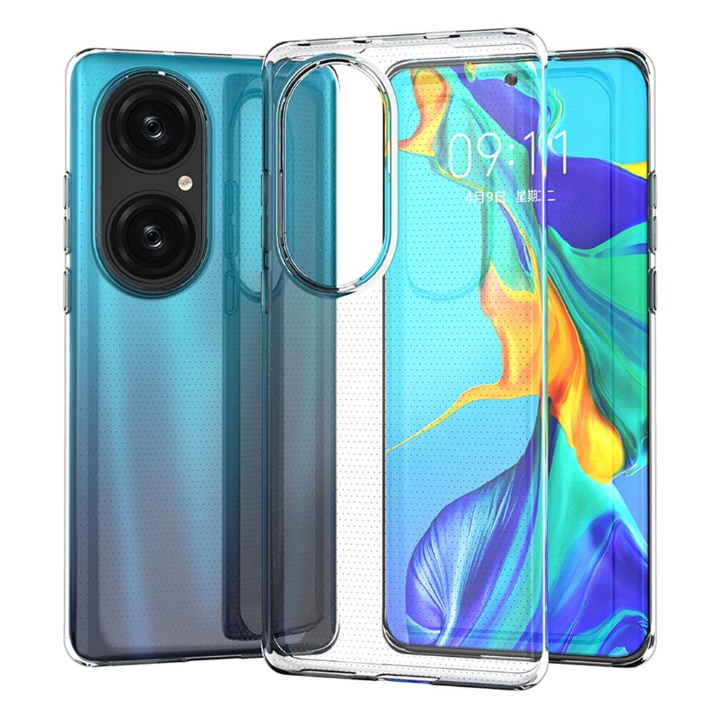 Huawei P50 Pro Tynt TPU-deksel, Gjennomsiktig