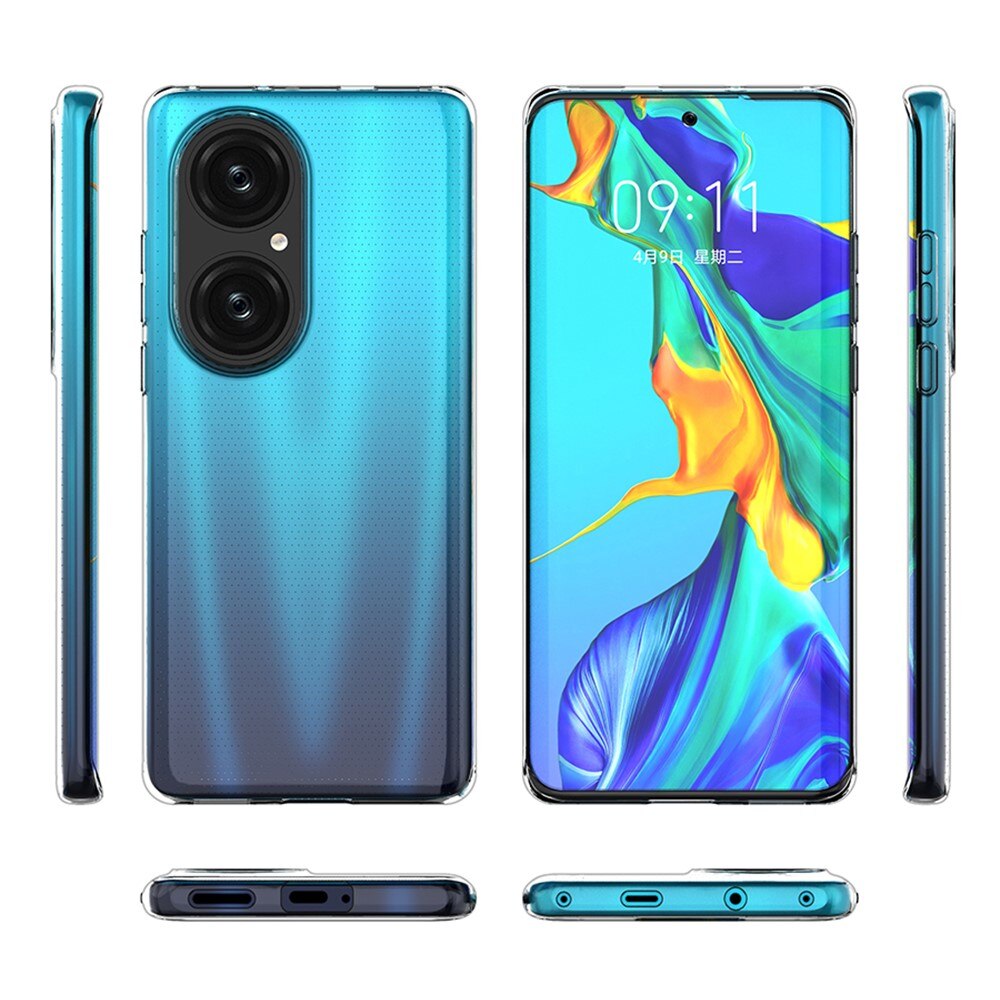 Huawei P50 Pro Tynt TPU-deksel, Gjennomsiktig