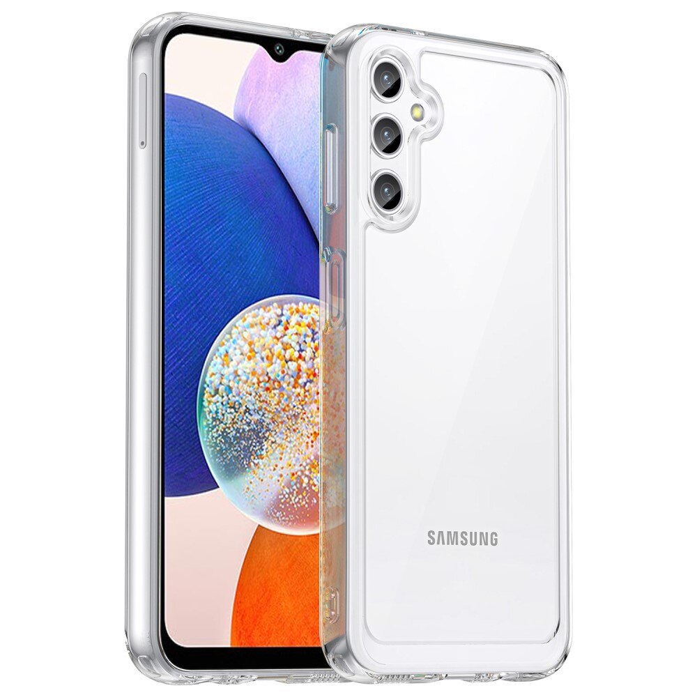 Samsung Galaxy A14 Crystal Hybrid-deksel, Gjennomsiktig