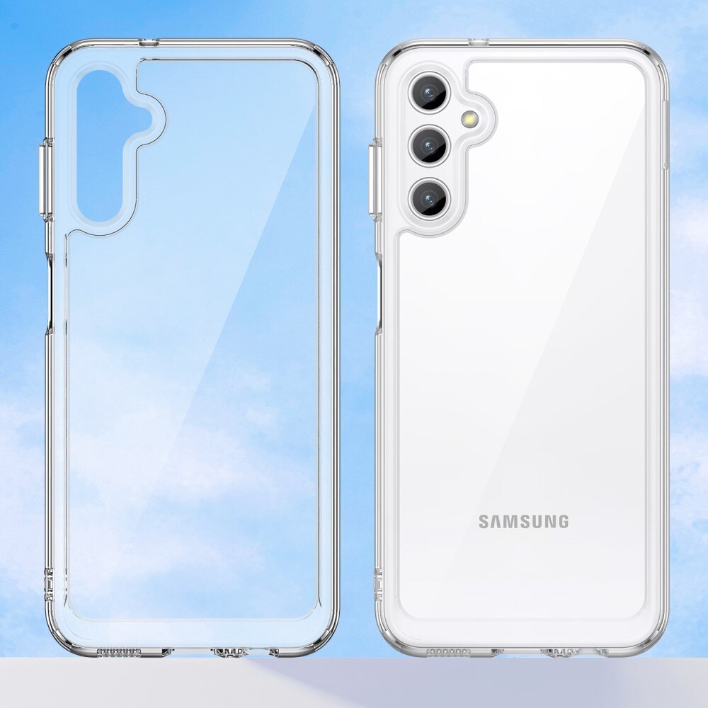 Samsung Galaxy A14 Crystal Hybrid-deksel, Gjennomsiktig