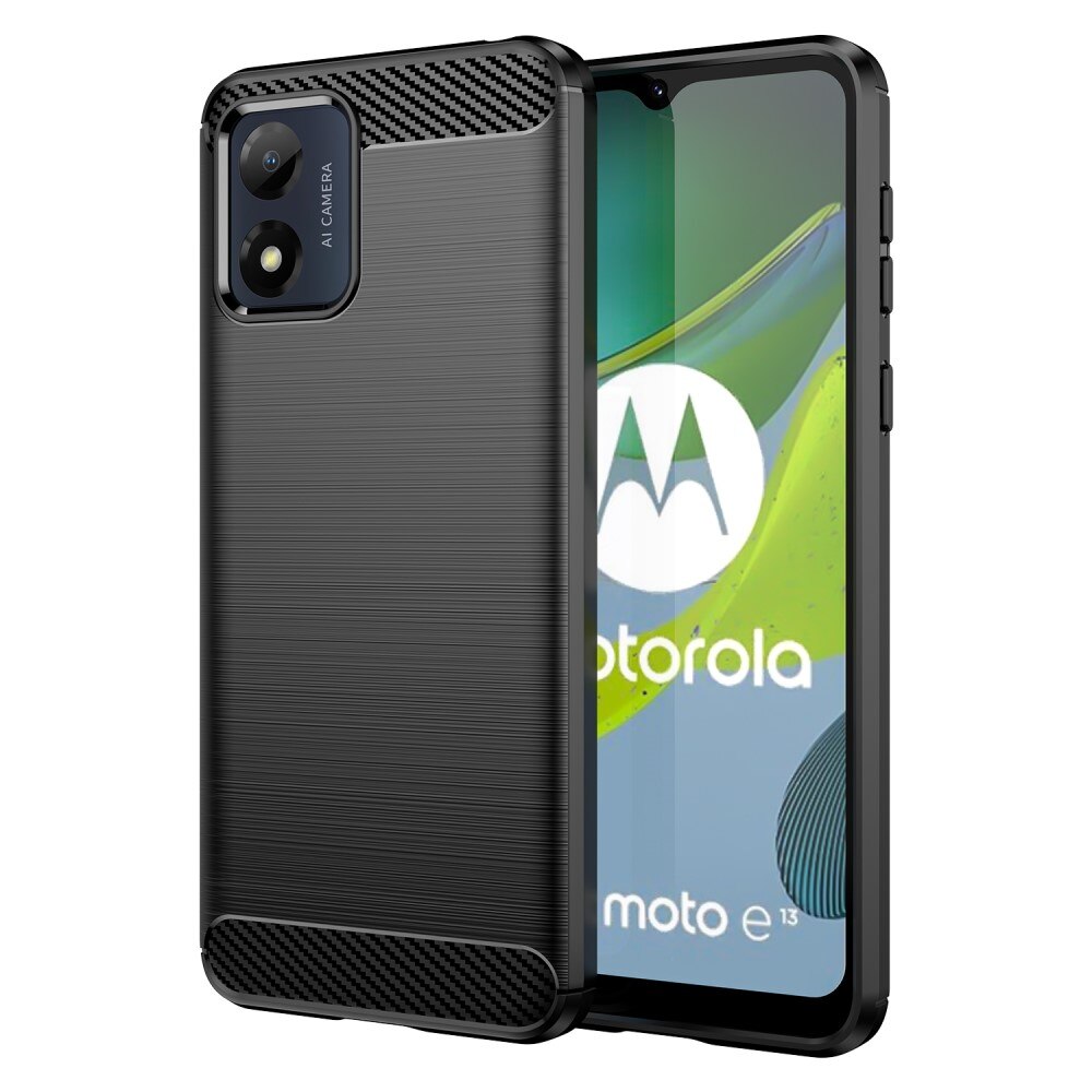 Motorola Moto E13 TPU-deksel Brushed, Svart