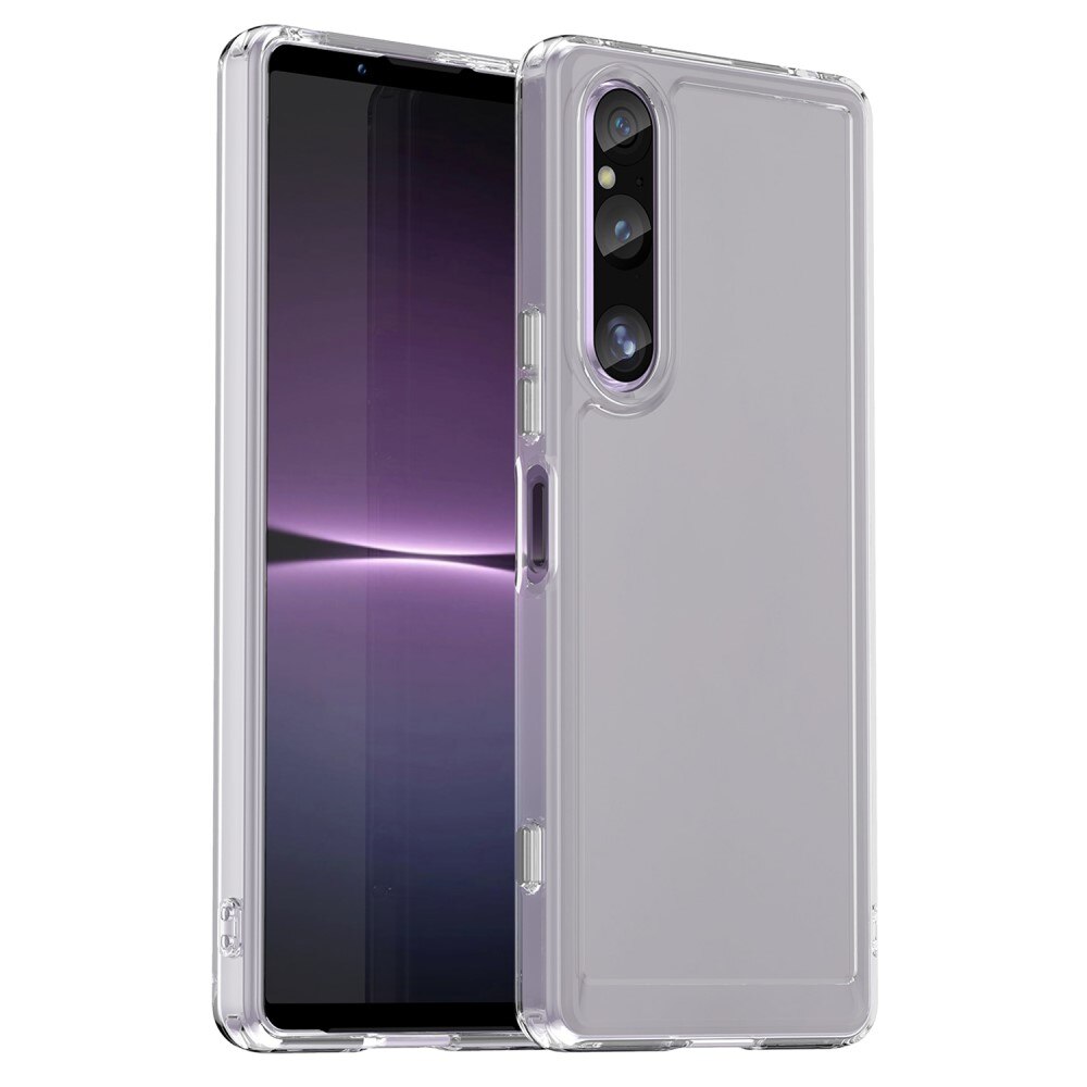 Sony Xperia 1 V Crystal Hybrid-deksel, Gjennomsiktig