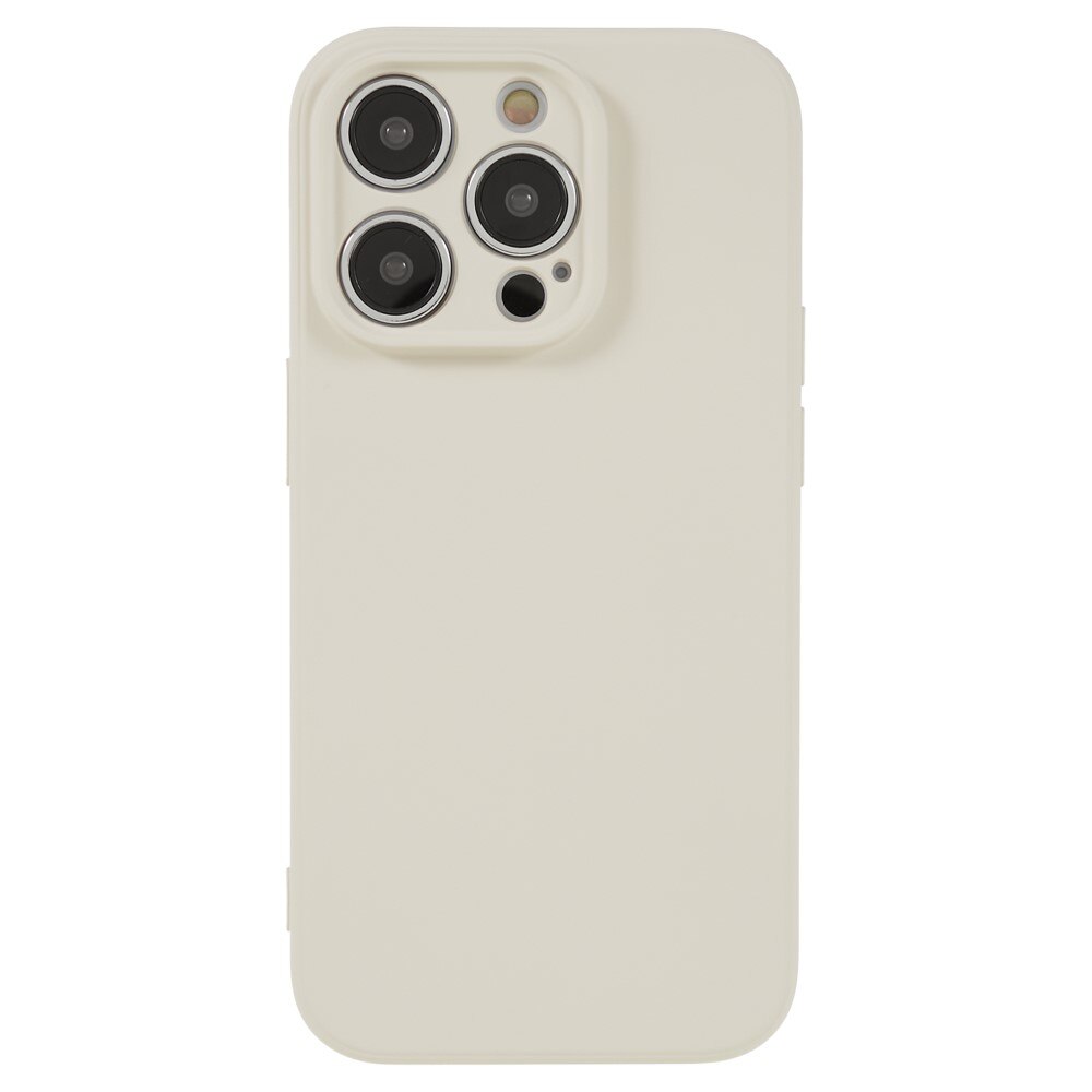 iPhone 15 Pro Max Deksel i TPU, Beige