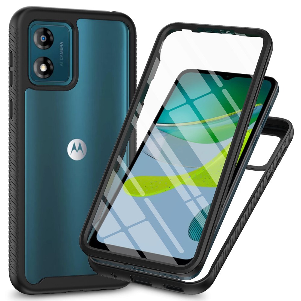 Motorola Moto E13 Deksel Full Protection, Svart