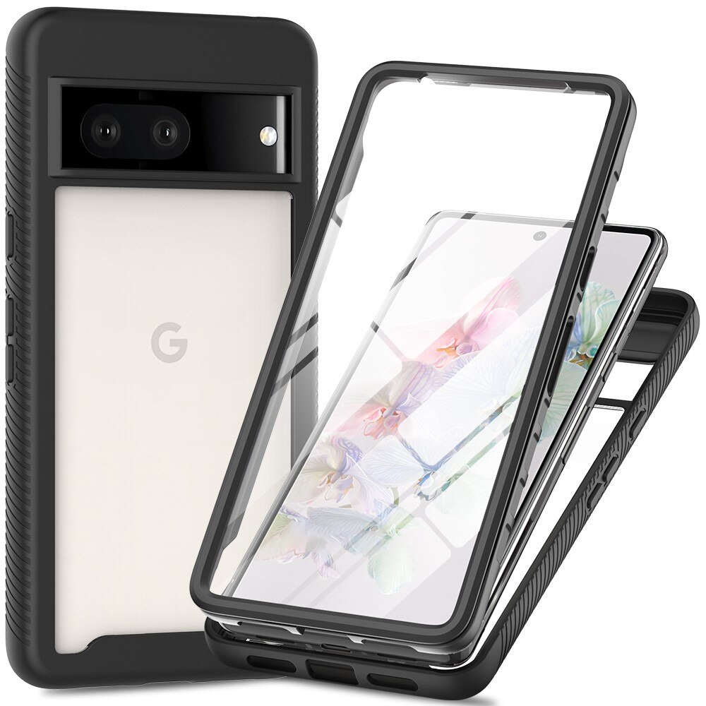 Google Pixel 8 Deksel Full Protection, Svart