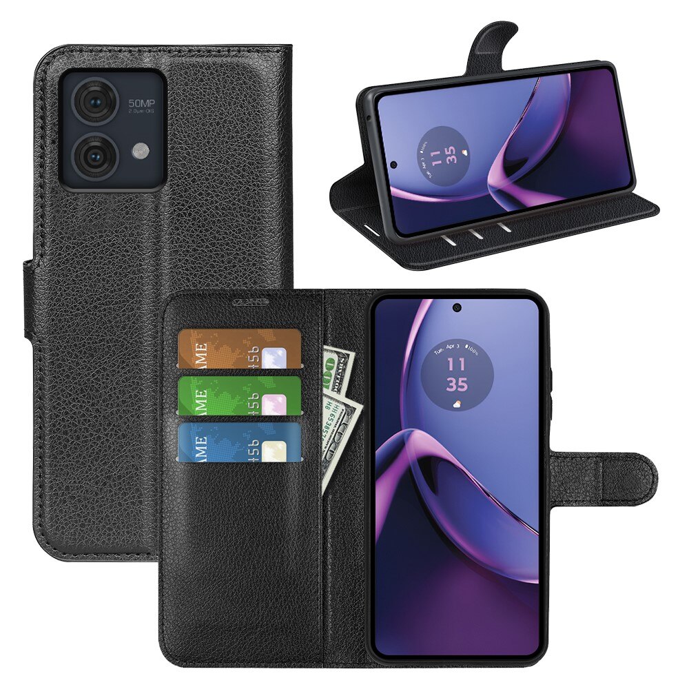 Motorola Moto G84 Enkelt mobiletui, Svart