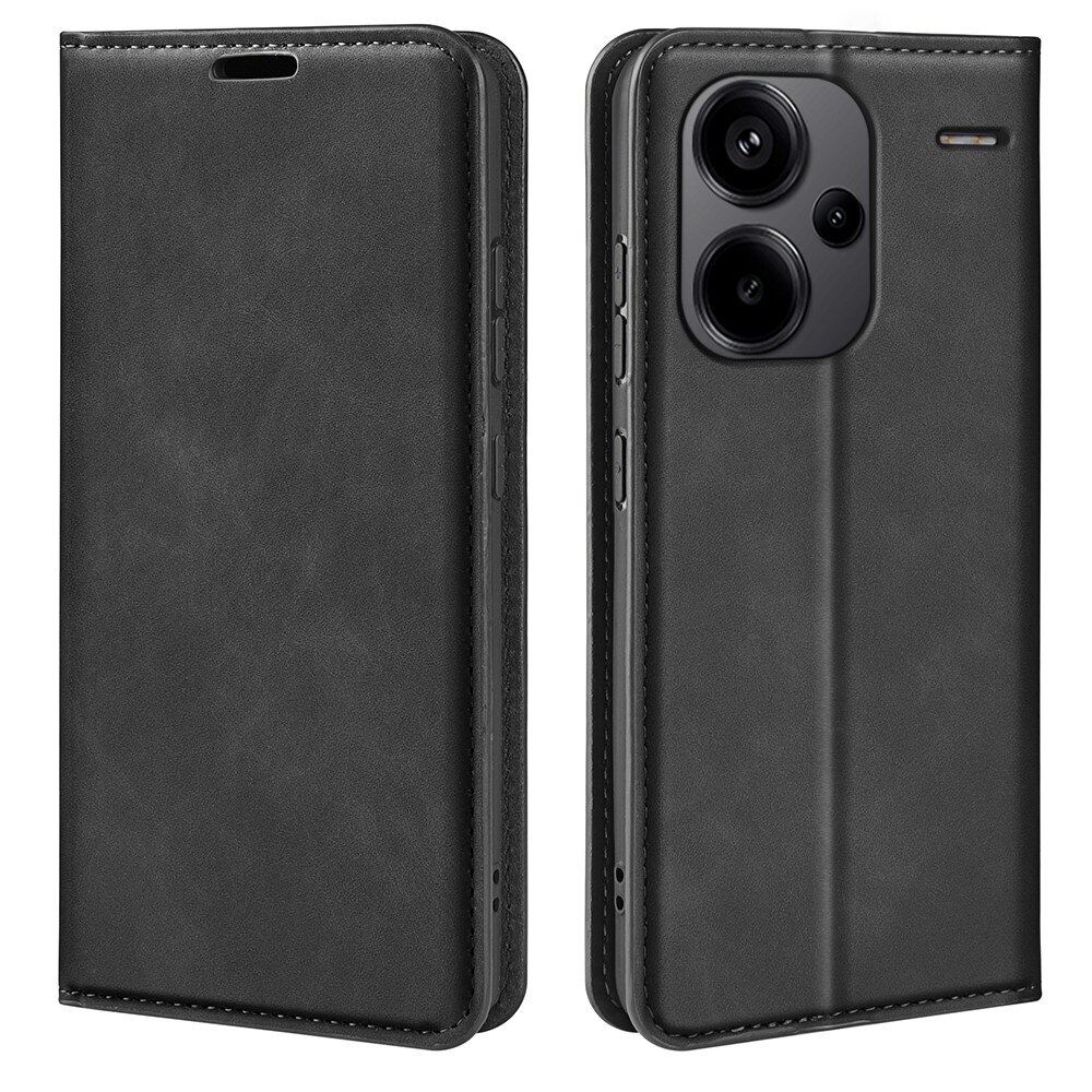 Xiaomi Redmi Note 13 Pro Plus Slankt etui med kortlomme, Svart