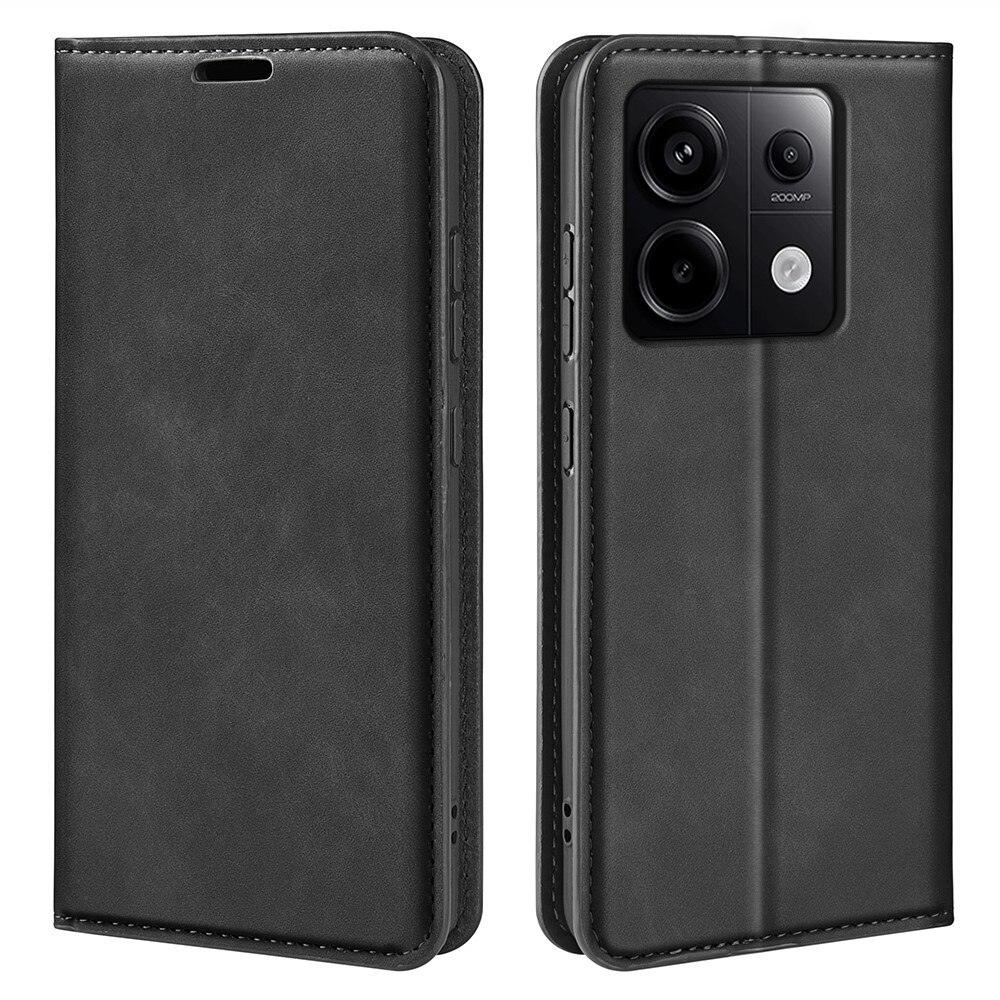 Xiaomi Redmi Note 13 Pro Slankt etui med kortlomme, Svart