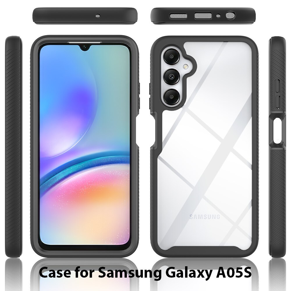 Samsung Galaxy A05s Deksel Full Protection, Svart