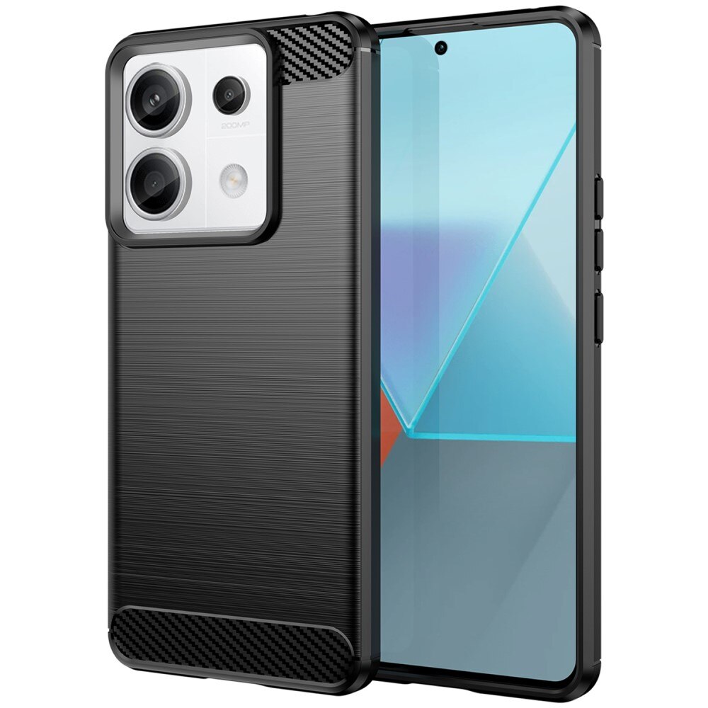 Xiaomi Redmi Note 13 Pro TPU-deksel Brushed, Svart