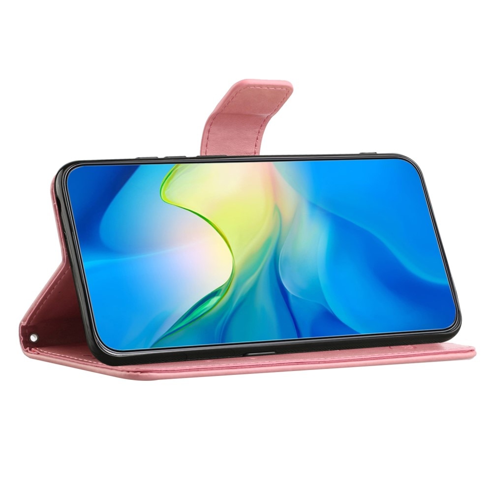 Samsung Galaxy Xcover 7 Mobiletui med sommerfugler, Rosa