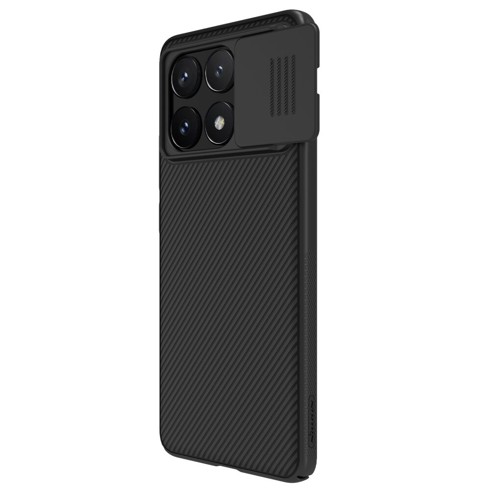 Xiaomi Poco X6 Pro Deksel med kameralinsebeskyttelse - CamShield, Svart